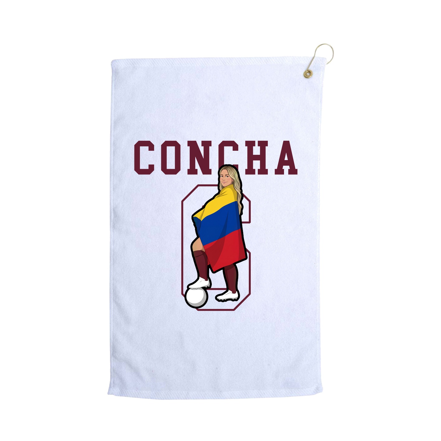 Golf Towel — Shirsey in White