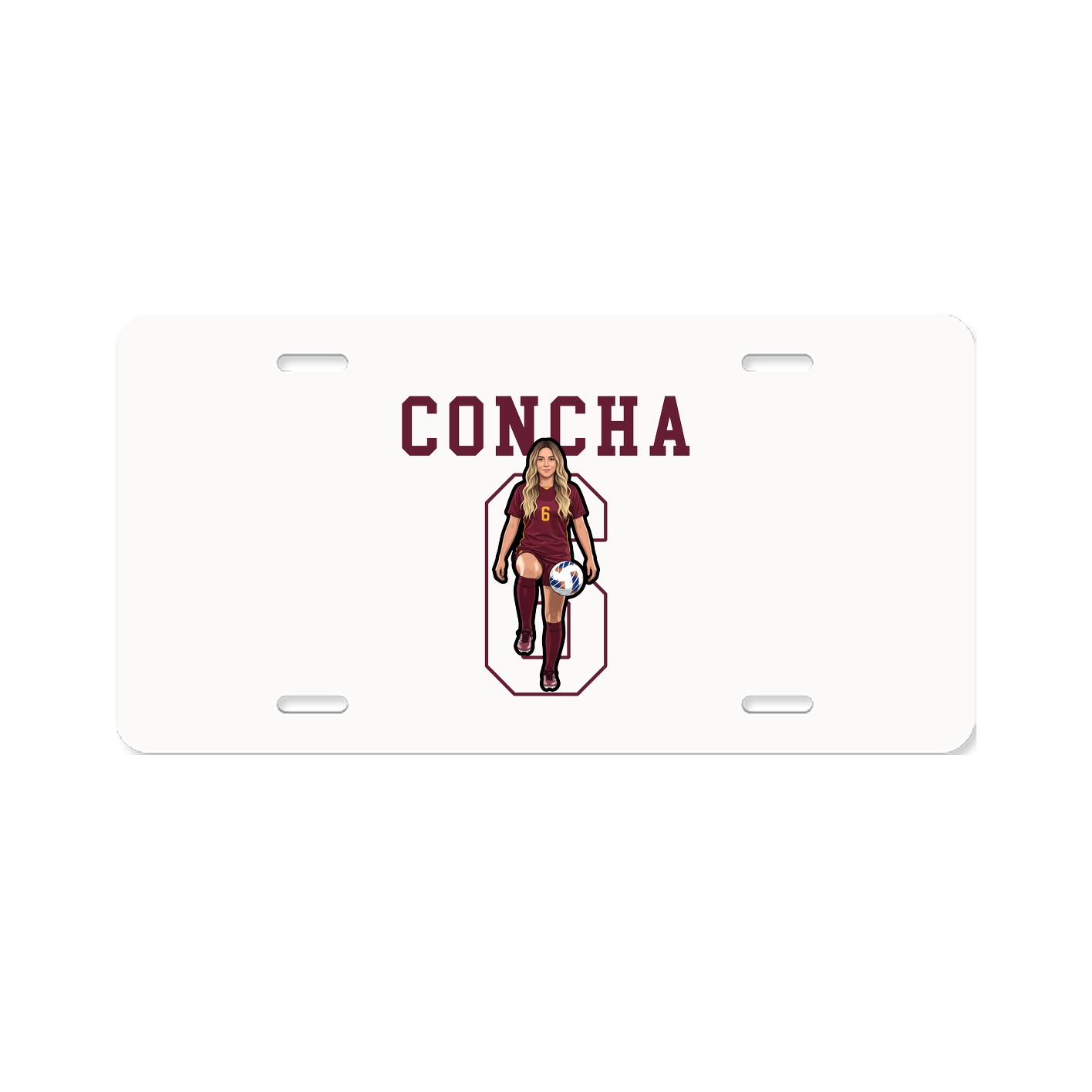 License Plate — Shirsey in Classic