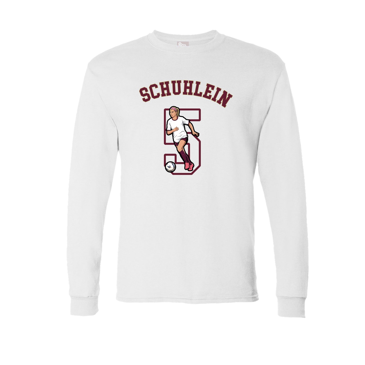 Long Sleeve Tee — Shirsey Arch in White