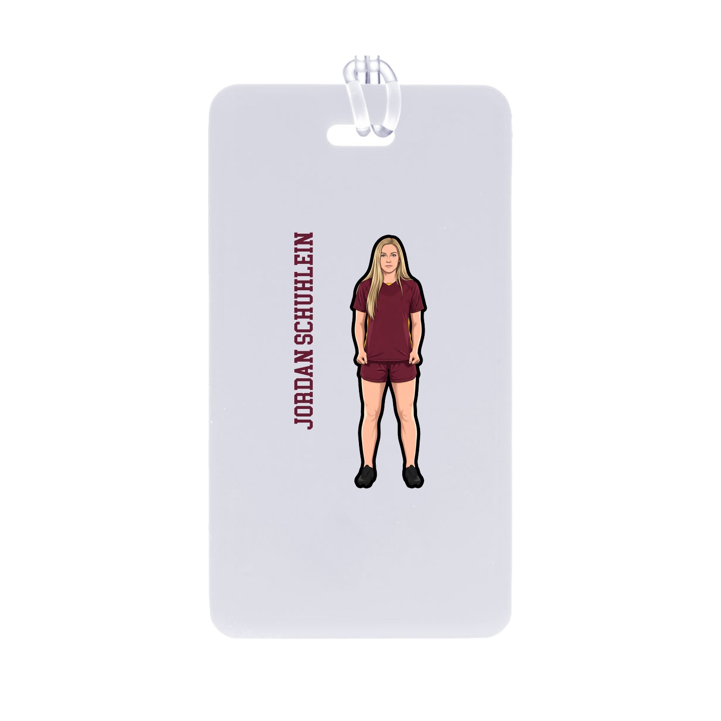 Bag Tag — Name Vertical in Classic