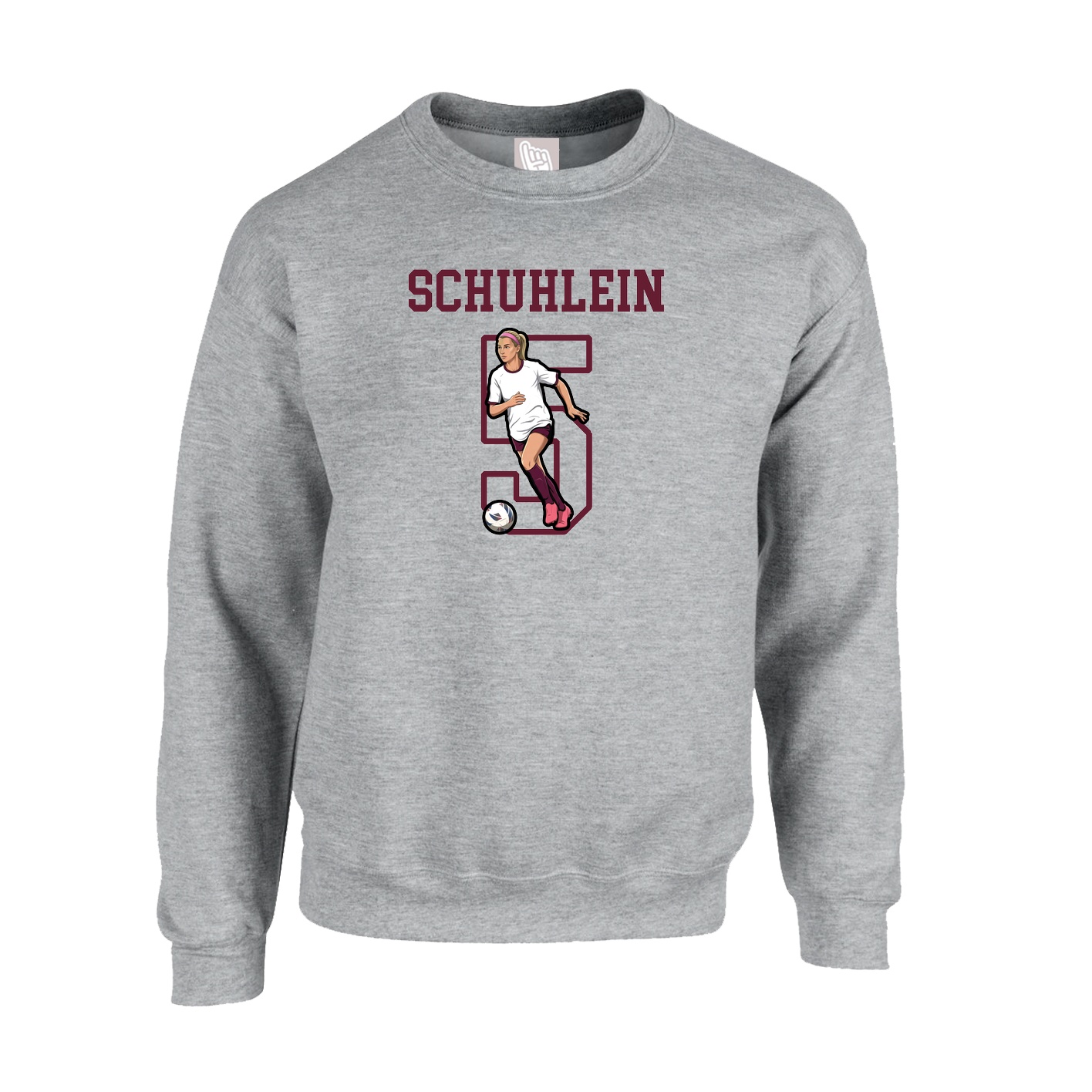 Fleece Crew — Shirsey in Grey