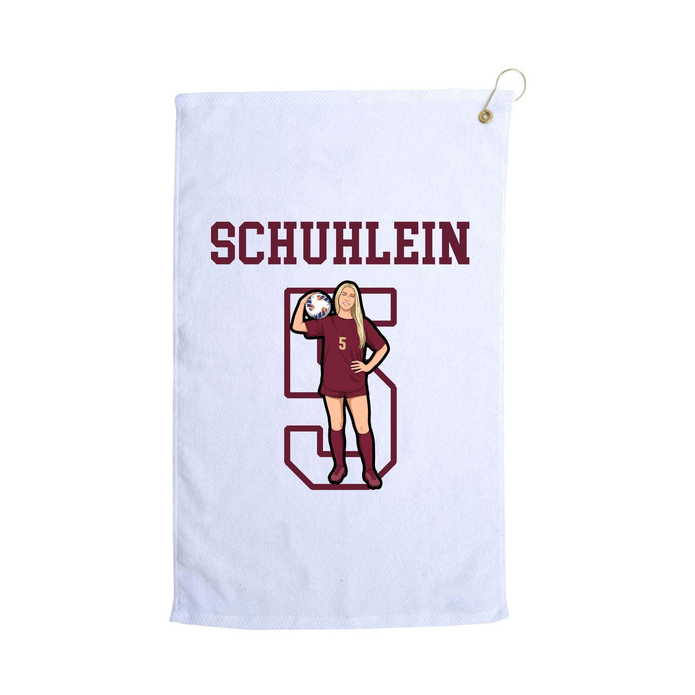 Golf Towel — Shirsey in White