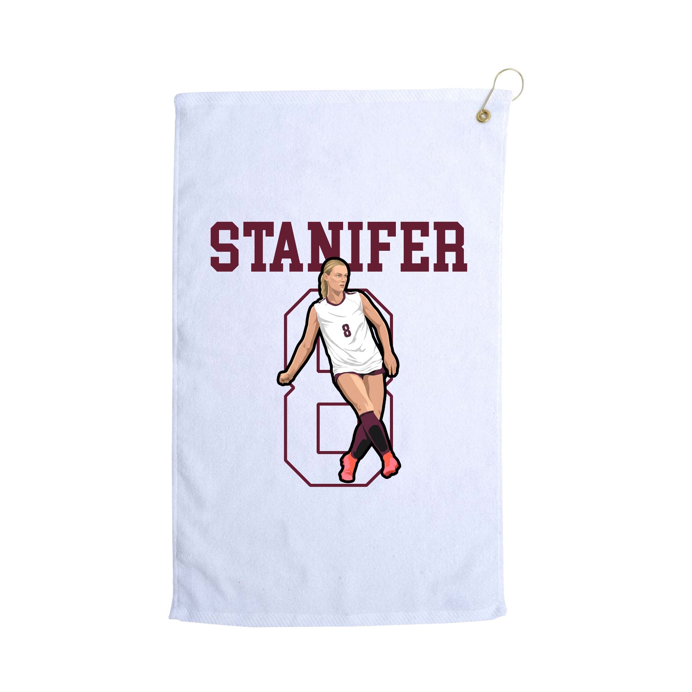Golf Towel — Shirsey in White