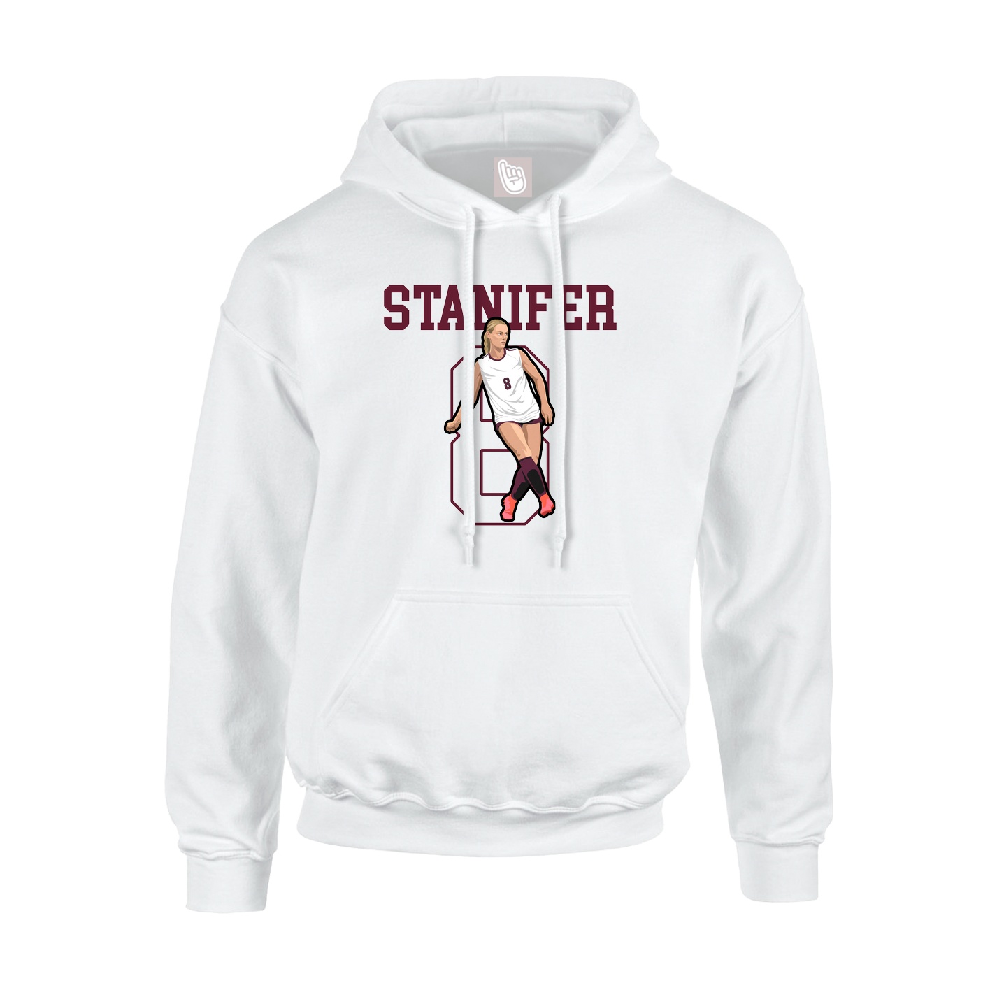 Youth Hoodie — Shirsey in White
