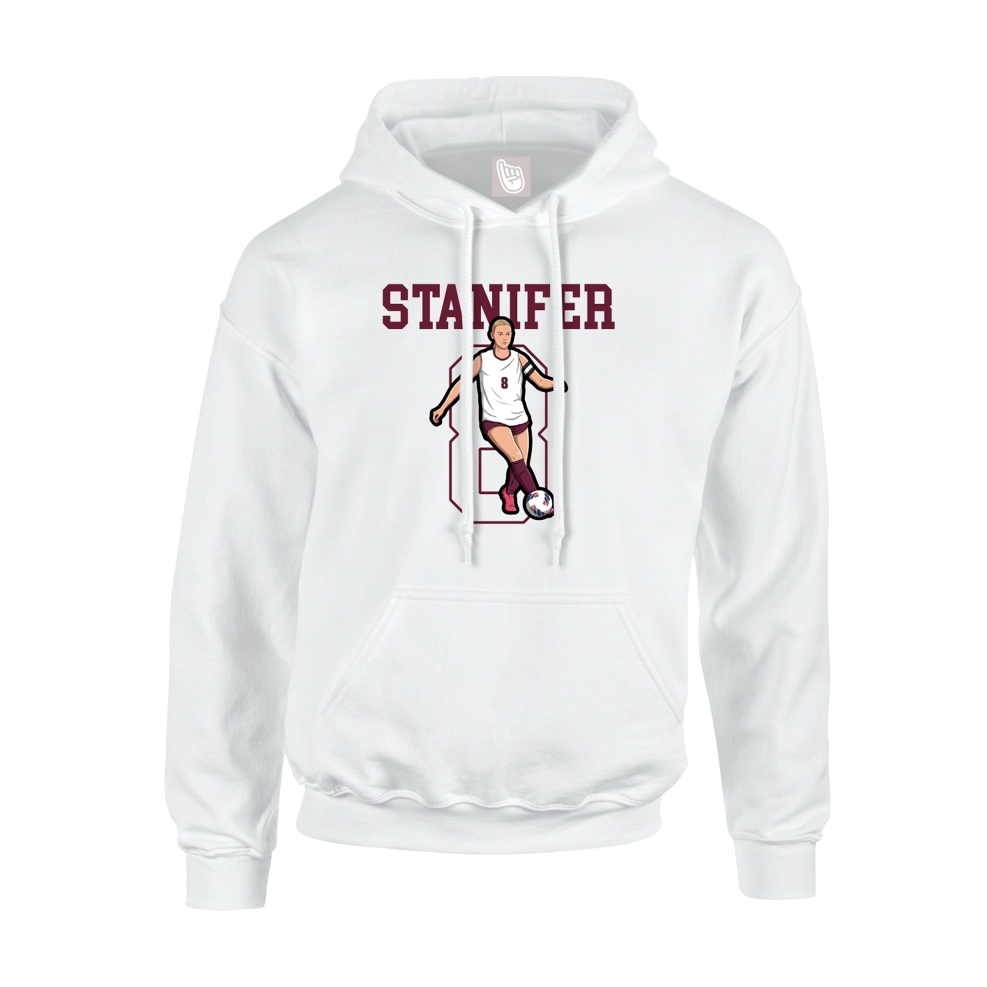 Youth Hoodie — Shirsey in White