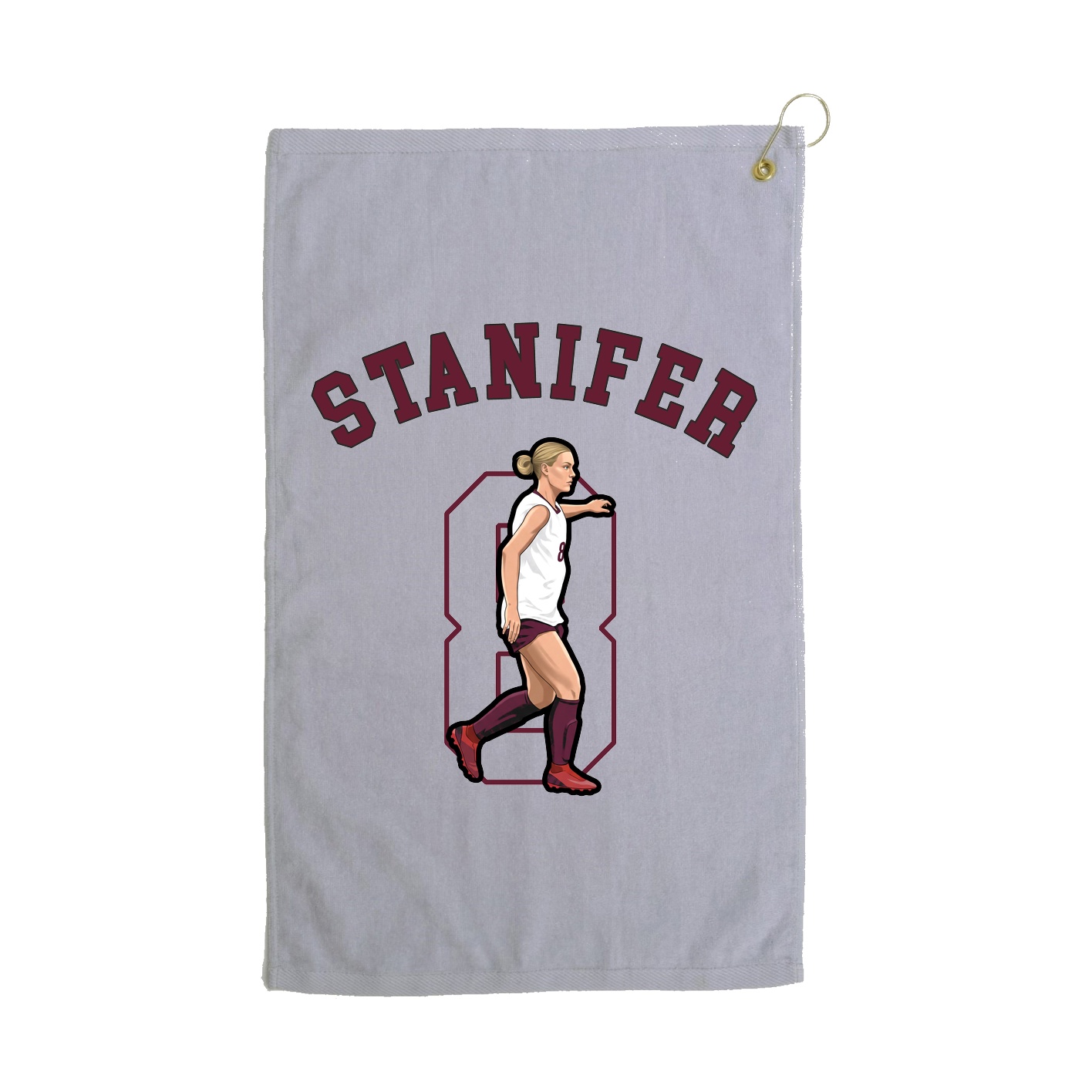 Golf Towel — Shirsey Arch in Grey