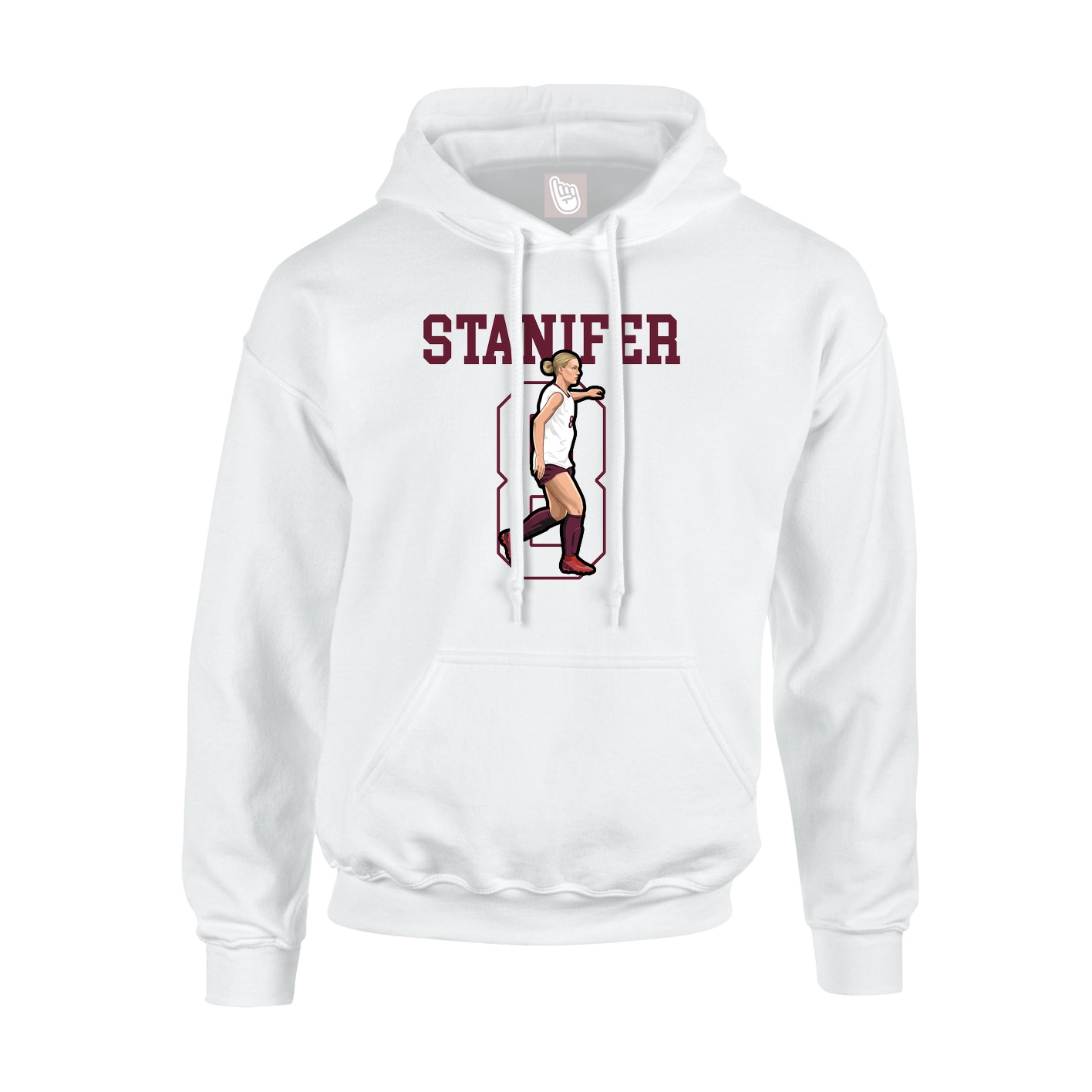 Hoodie — Shirsey in White