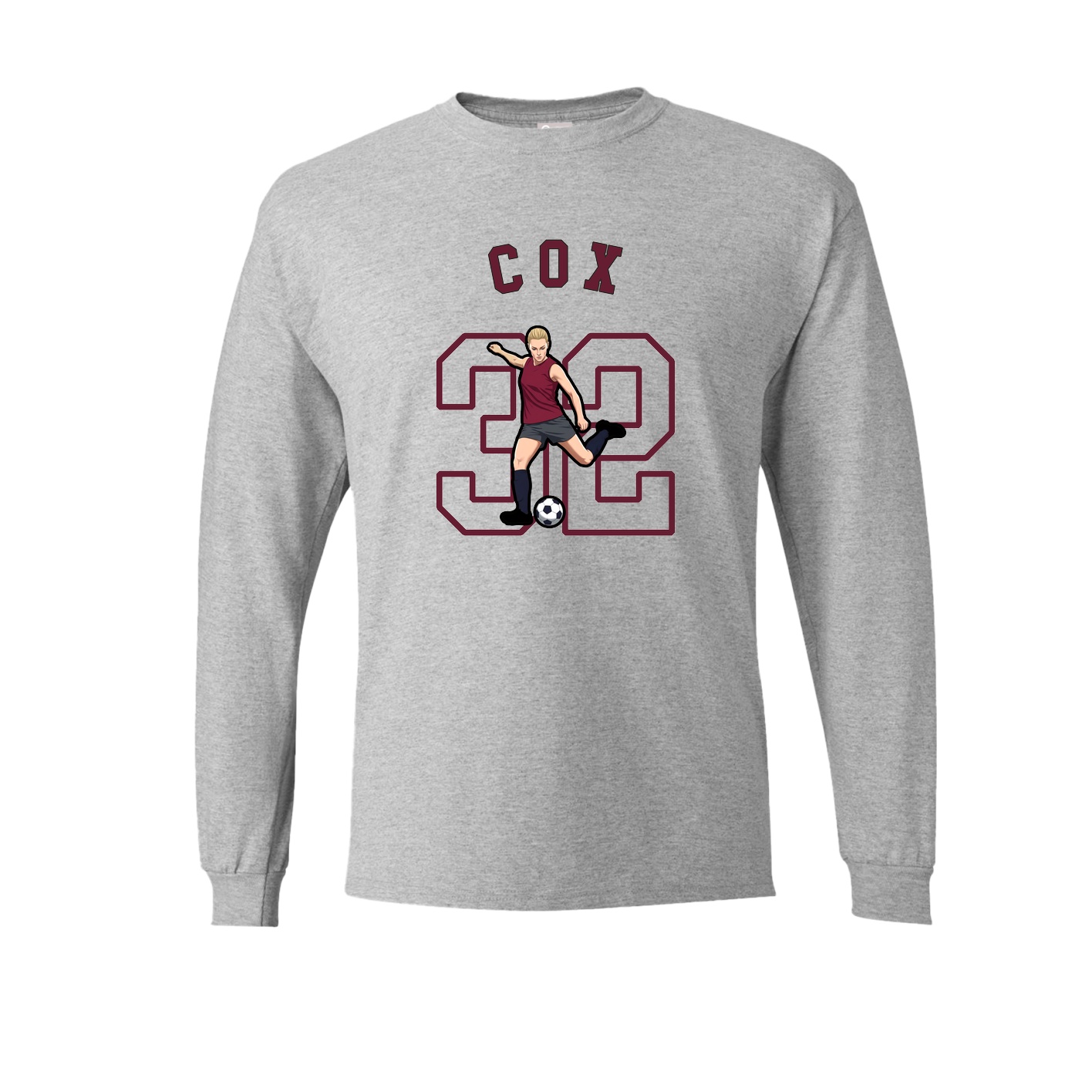 Long Sleeve Tee — Shirsey Arch in Grey