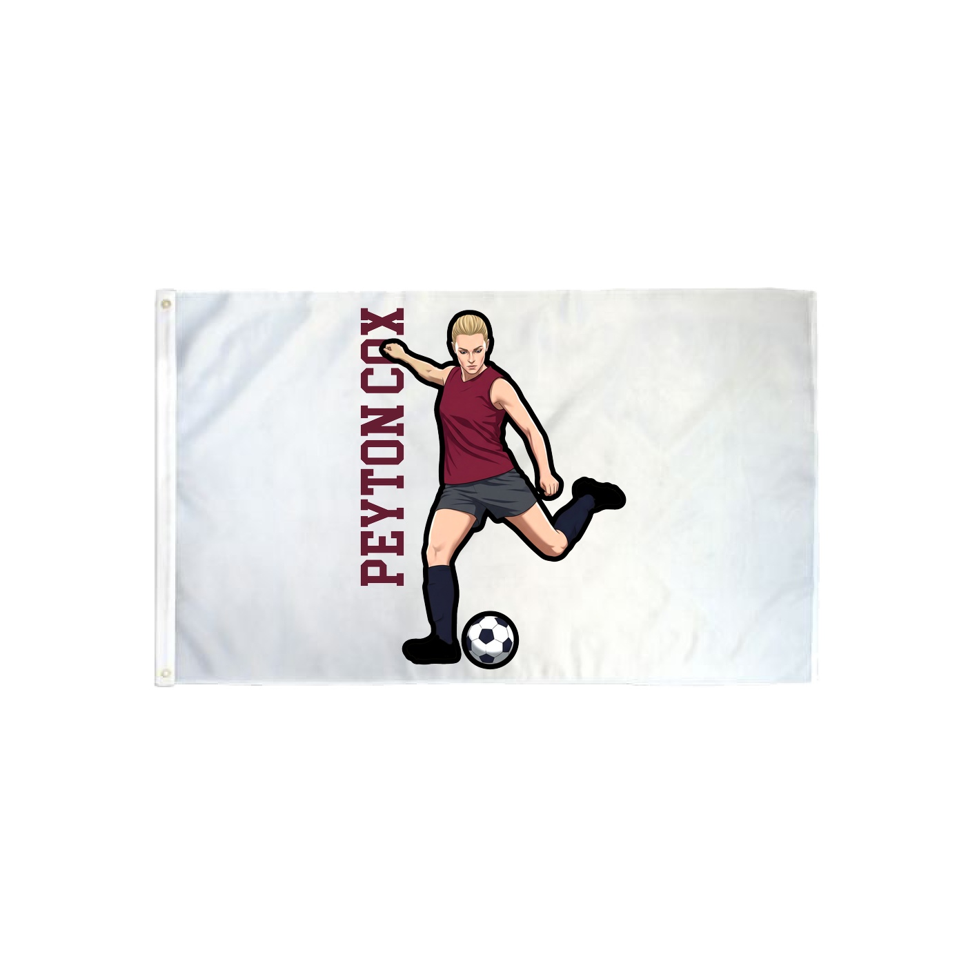 3x5 Flag — Name Vertical in Classic
