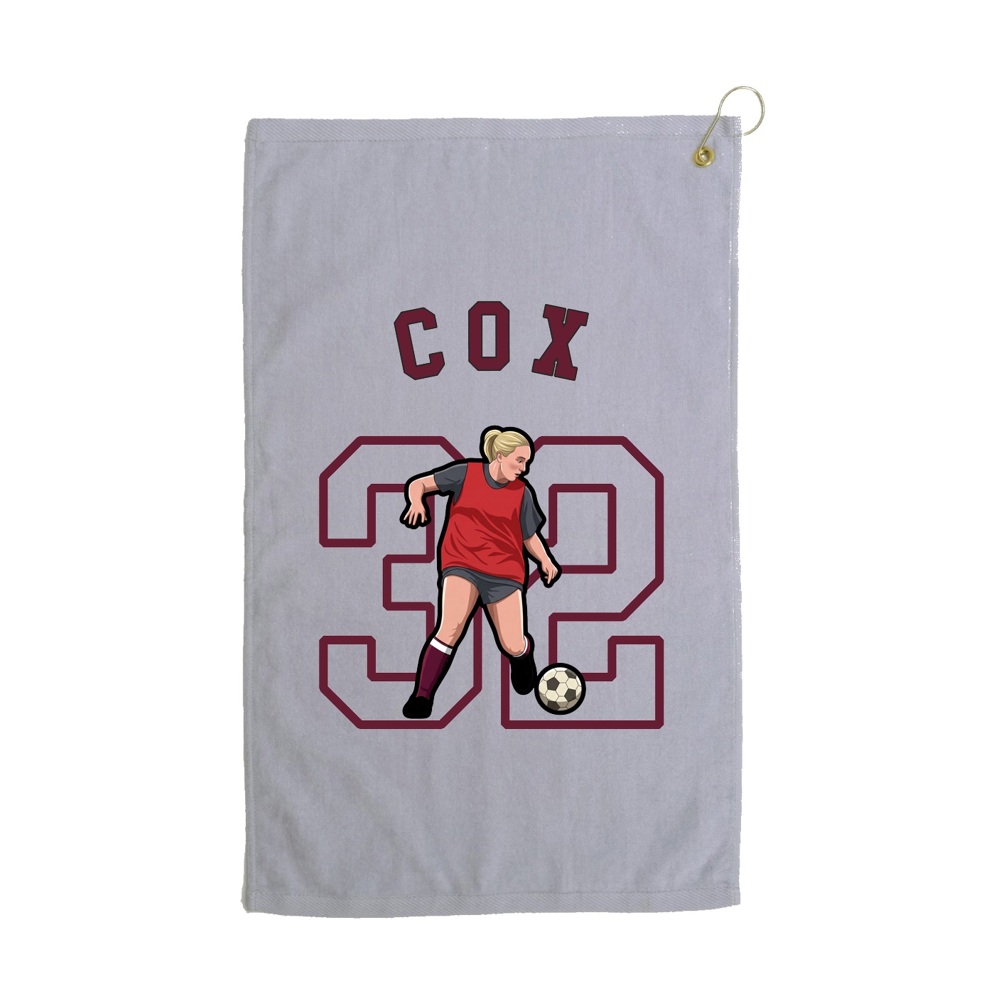 Golf Towel — Shirsey Arch in Grey