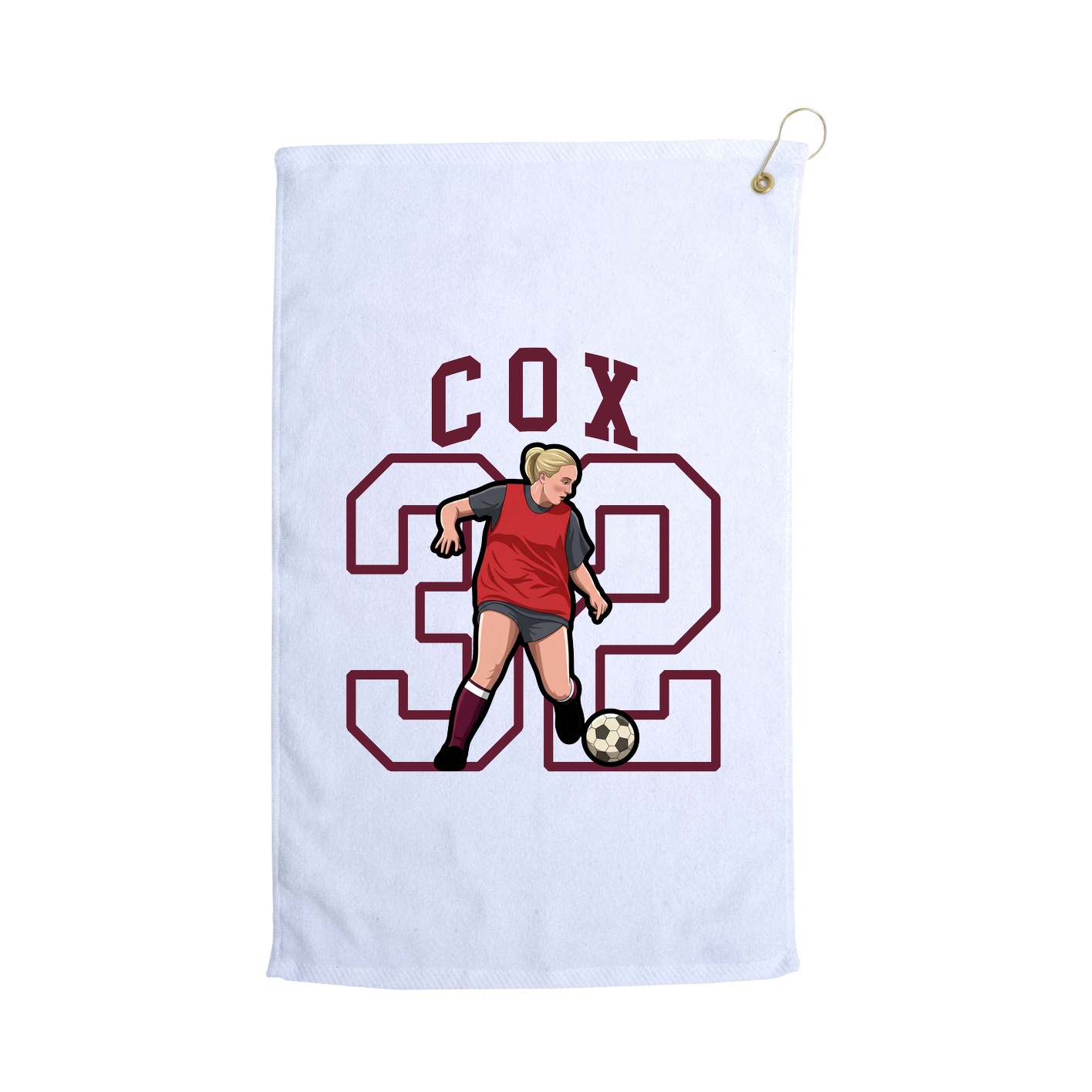 Golf Towel — Shirsey in White