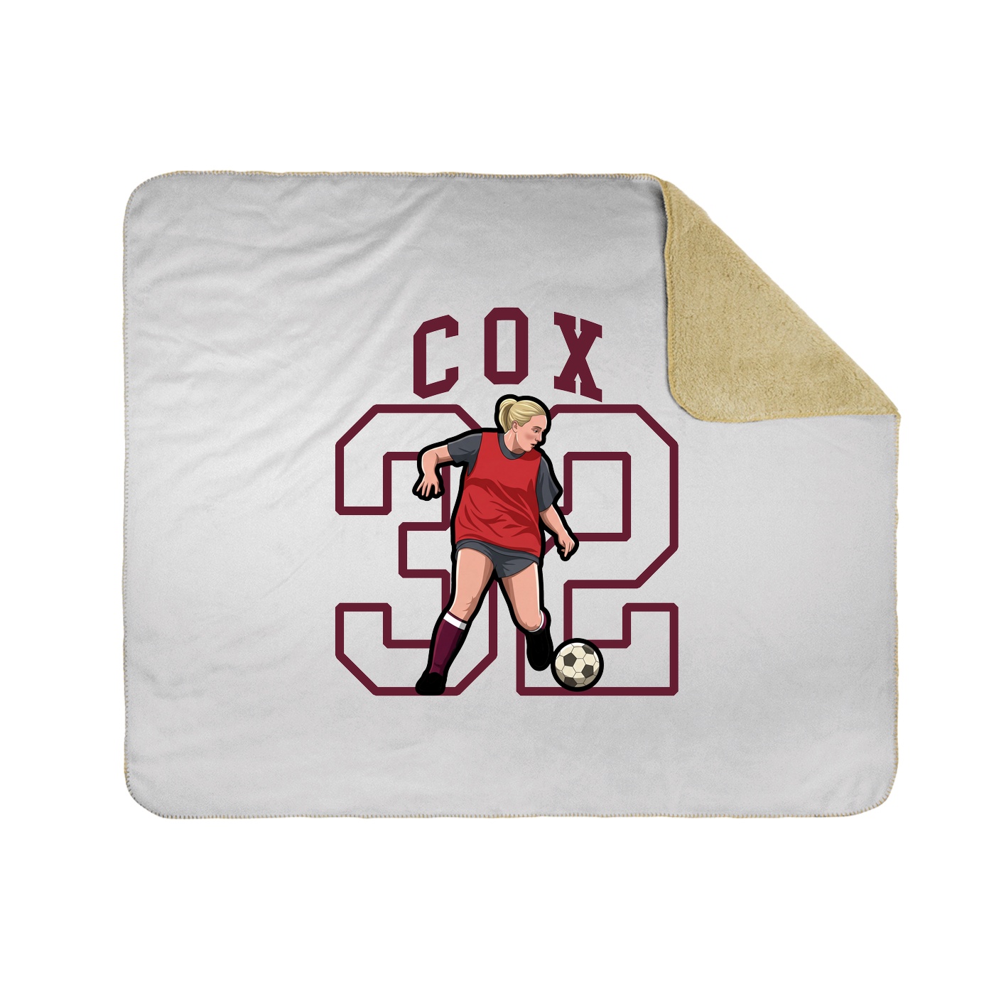 50x60 Sherpa Lined Throw Blanket