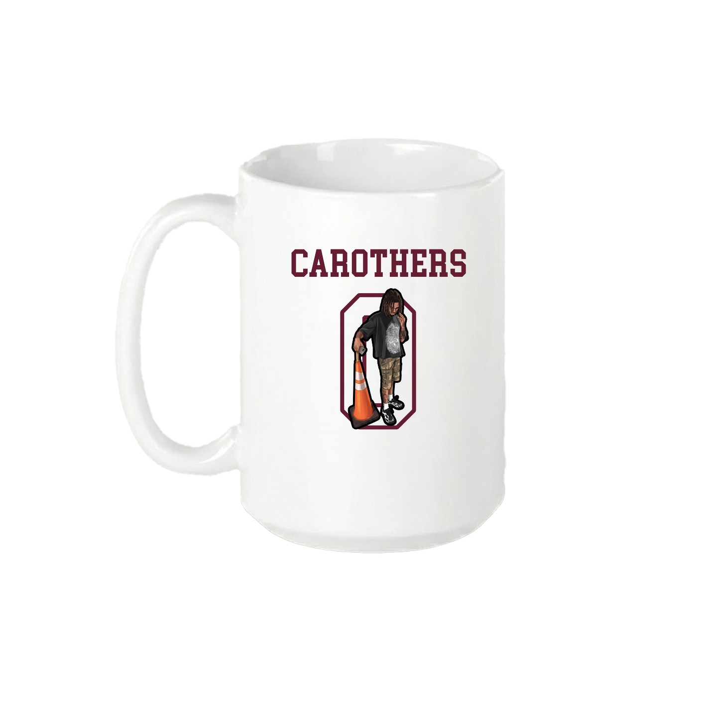 15oz Coffee Mug — Shirsey in White