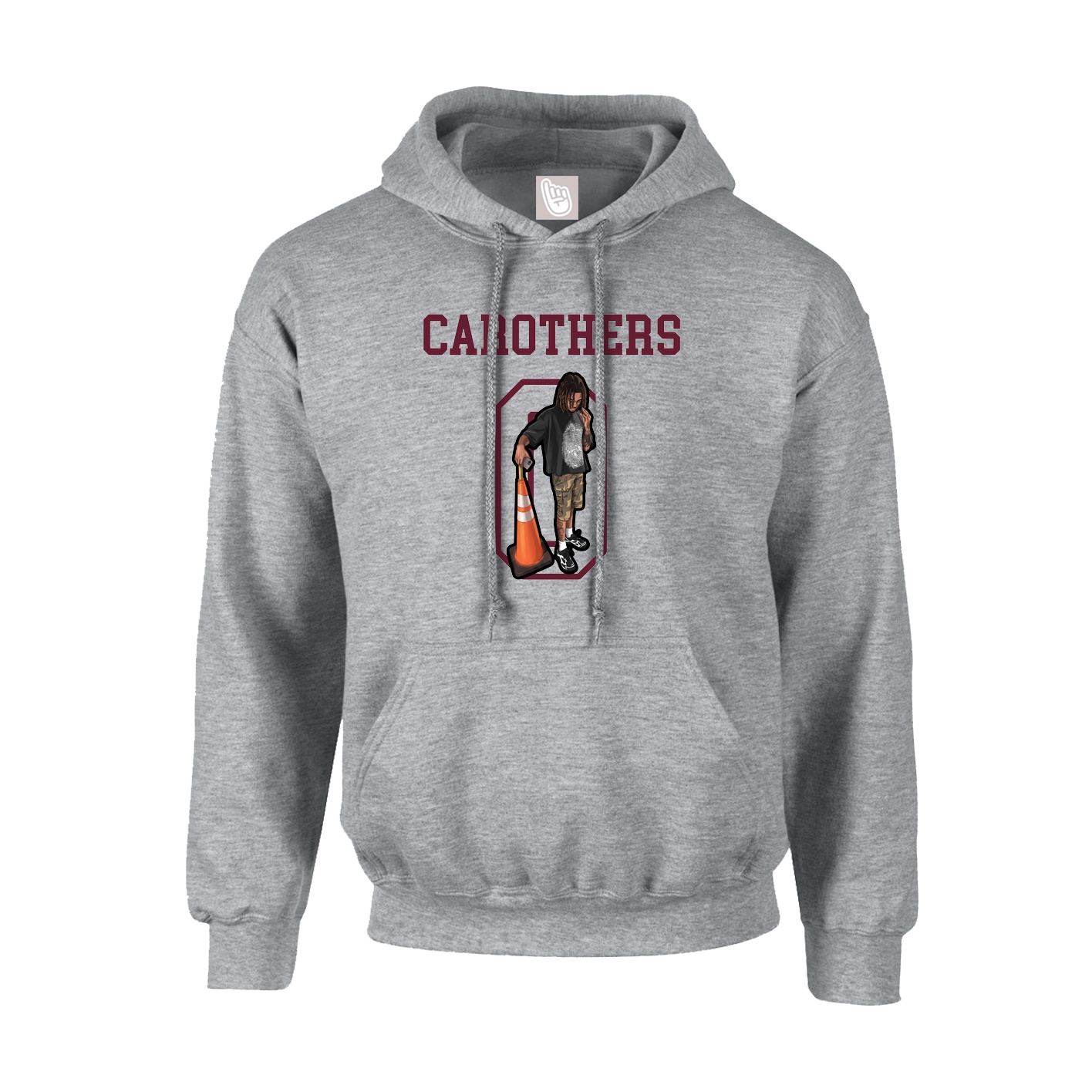 Hoodie — Shirsey in Grey