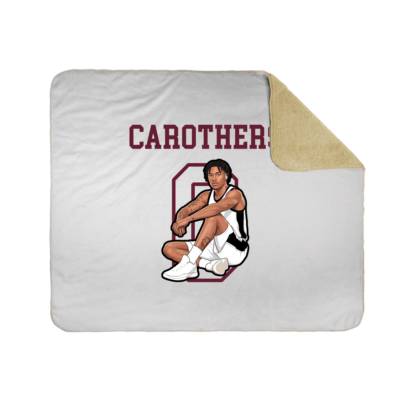 Throw Blanket — Shirsey in White