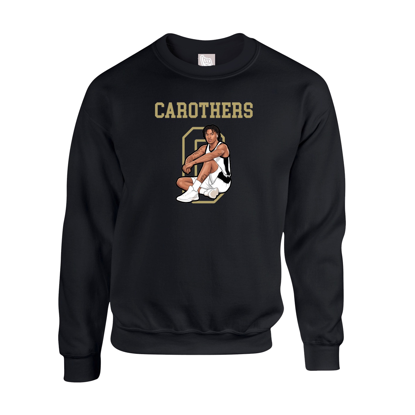Fleece Crew — Shirsey in Black