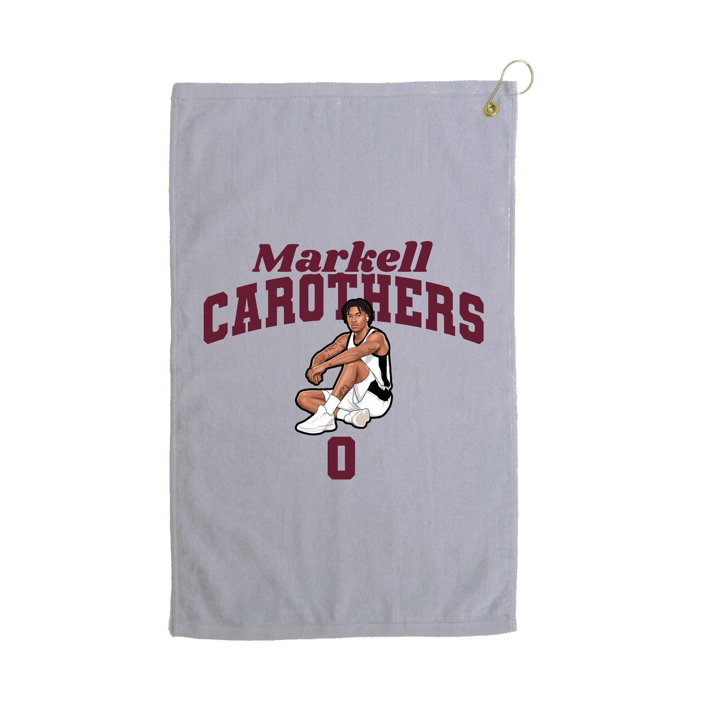 Golf Towel — Signature Arch in Grey