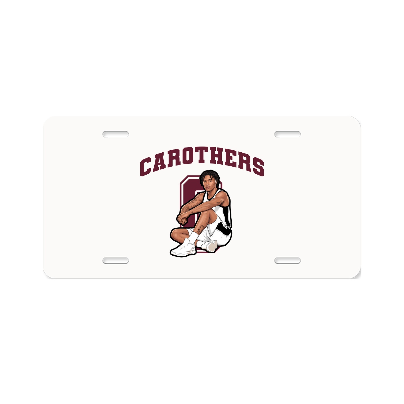 License Plate — Number in Classic