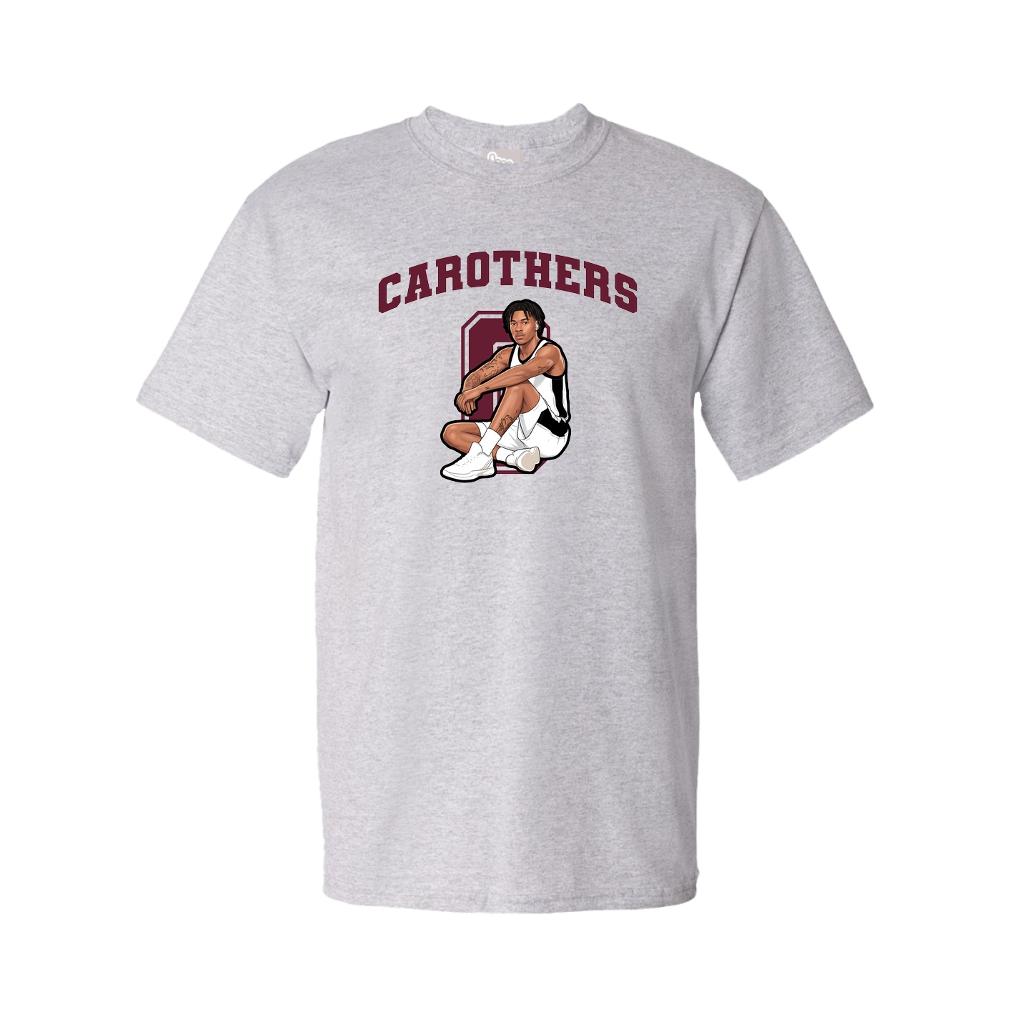 Youth Tee — Number in Grey