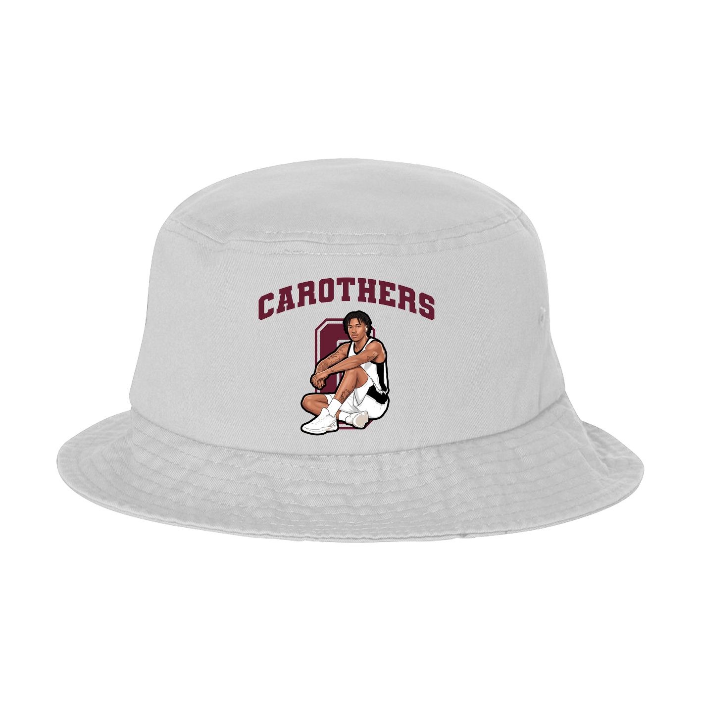 Bucket Cap — Number in White