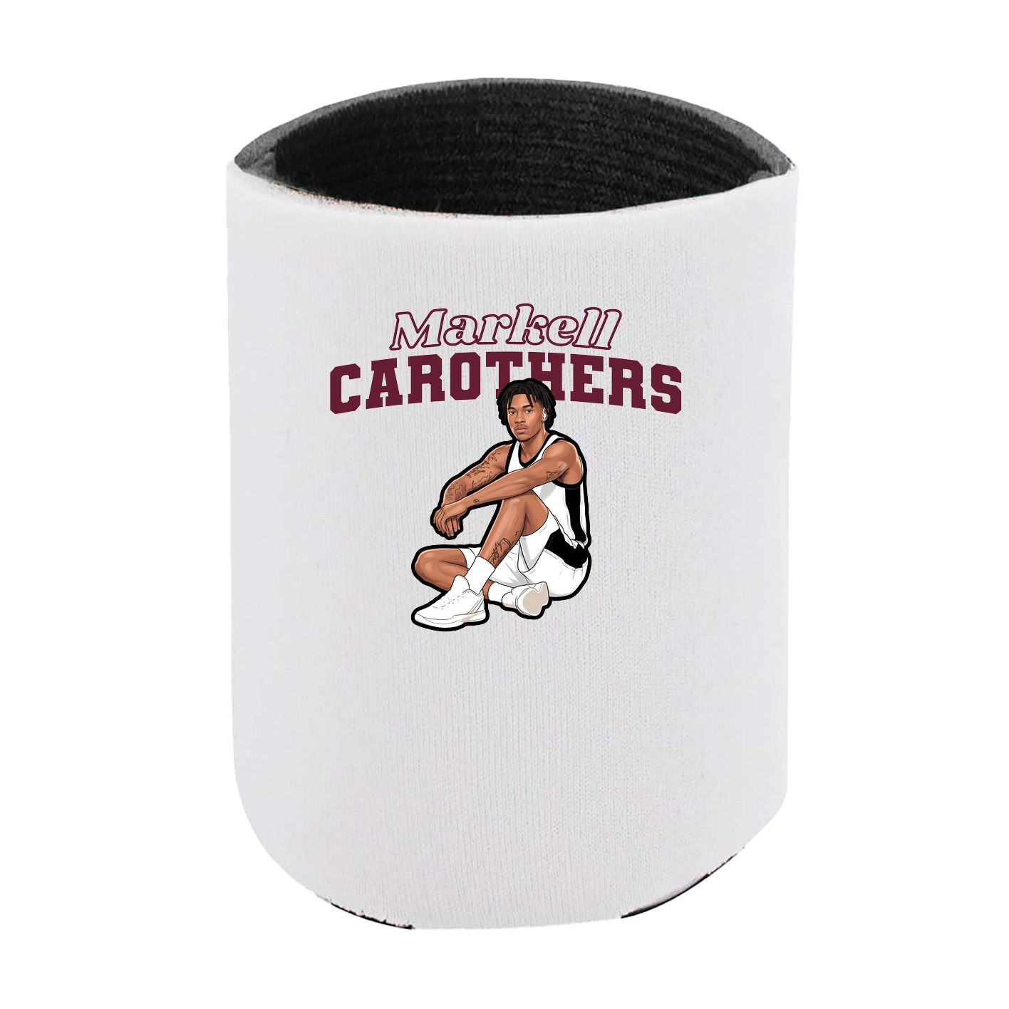 Can Holder — Name Arch in White