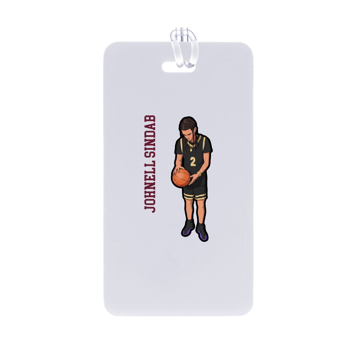 Bag Tag — Name Vertical in Classic