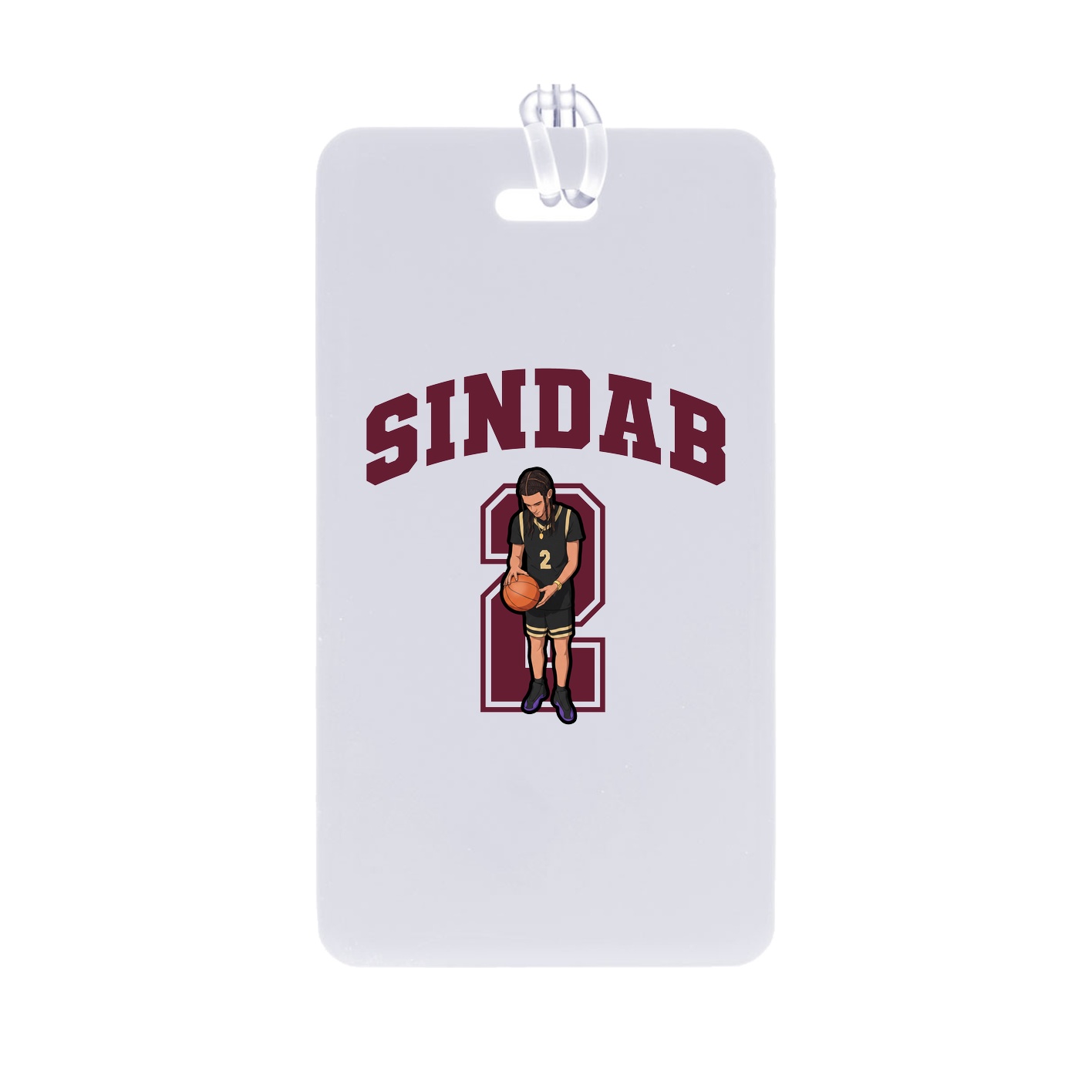 Bag Tag — Number in Classic