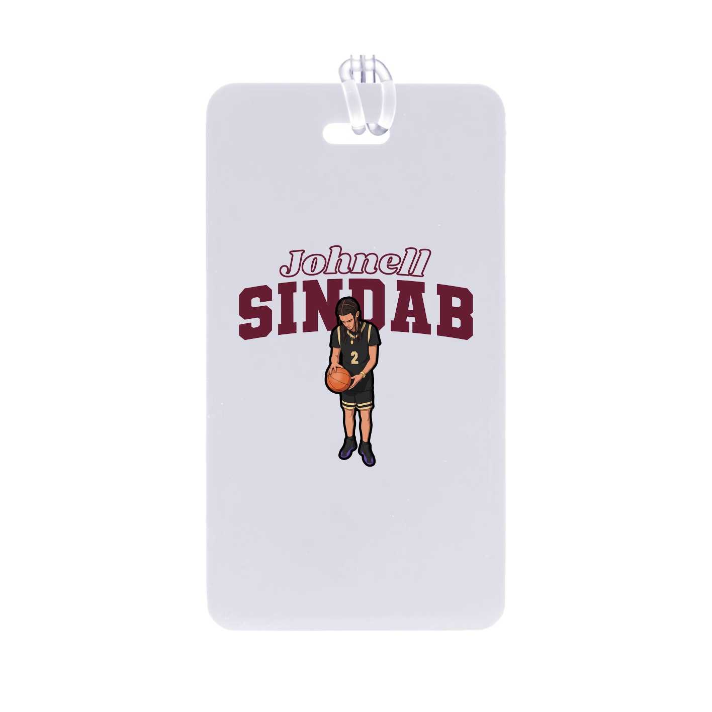 Bag Tag — Name Arch in Classic