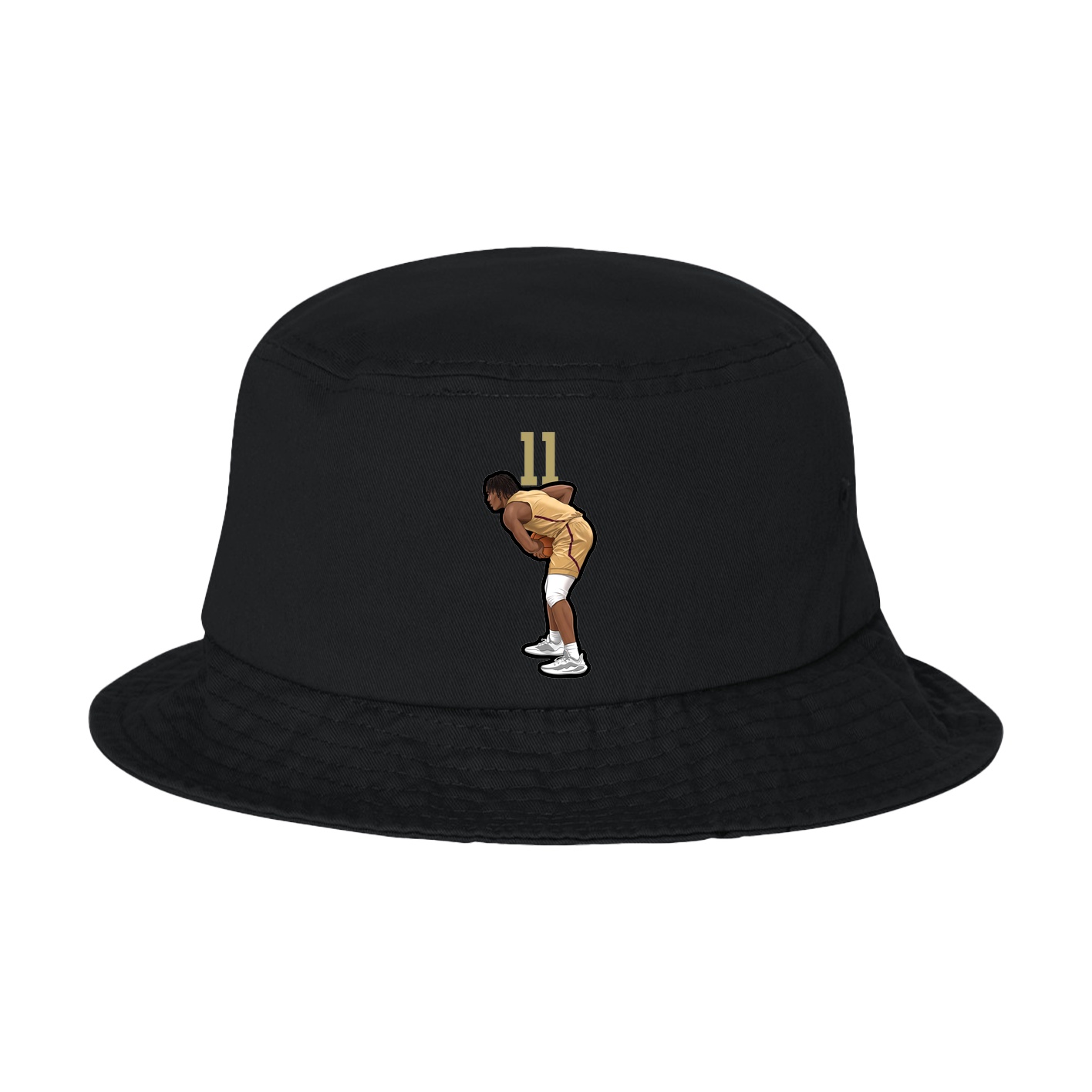 Bucket Cap — Number Top in Black