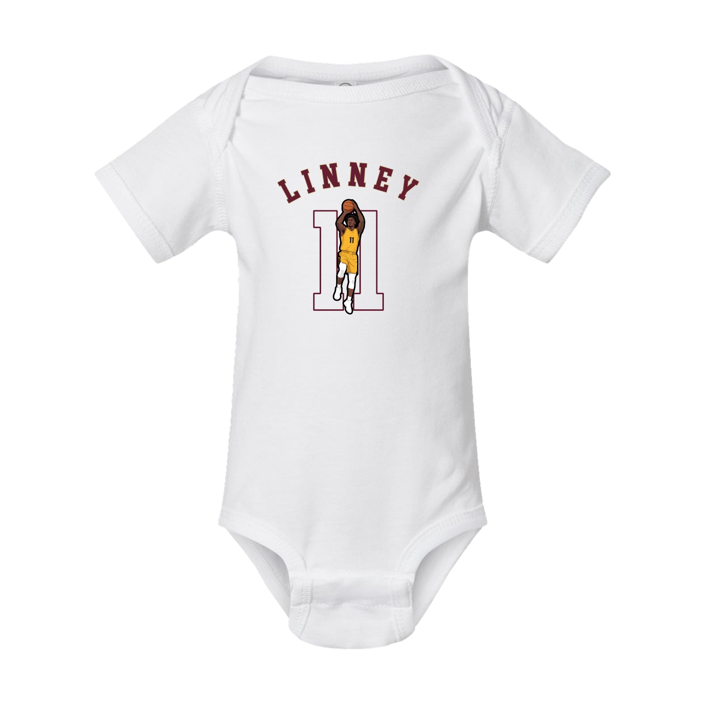 Baby Onesie — Shirsey Arch in White