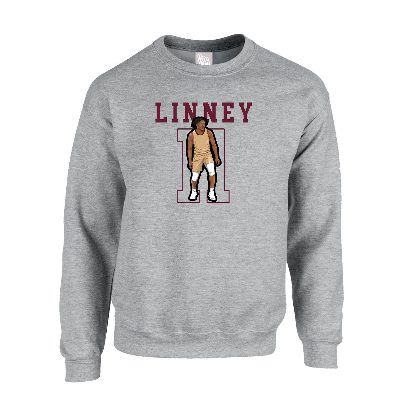 Fleece Crew — Shirsey in Grey