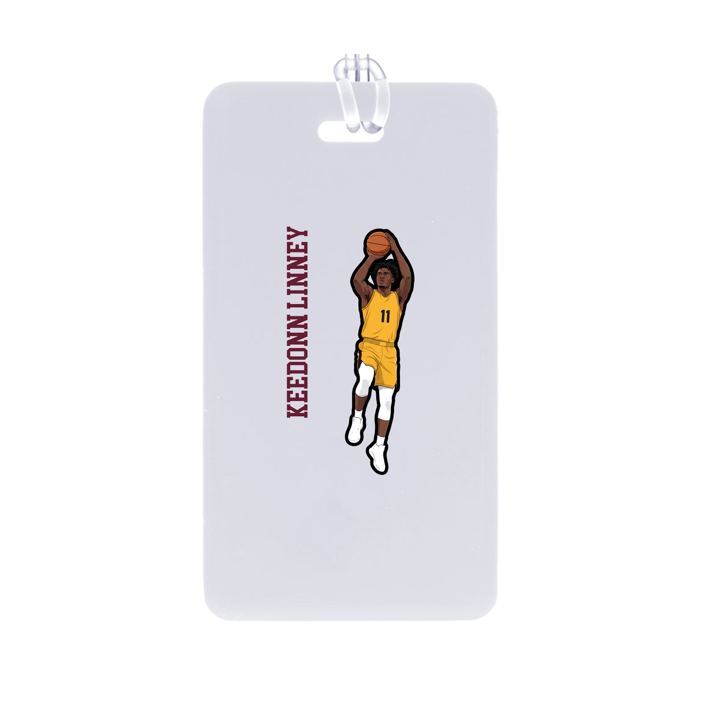 Bag Tag — Name Vertical in Classic