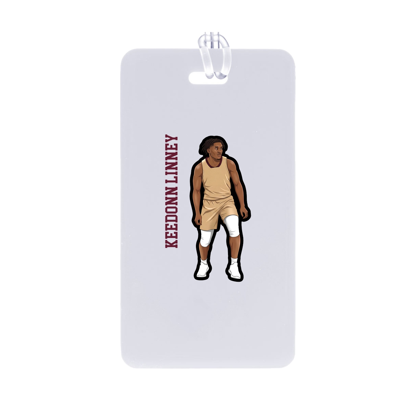 Bag Tag — Name Vertical in Classic