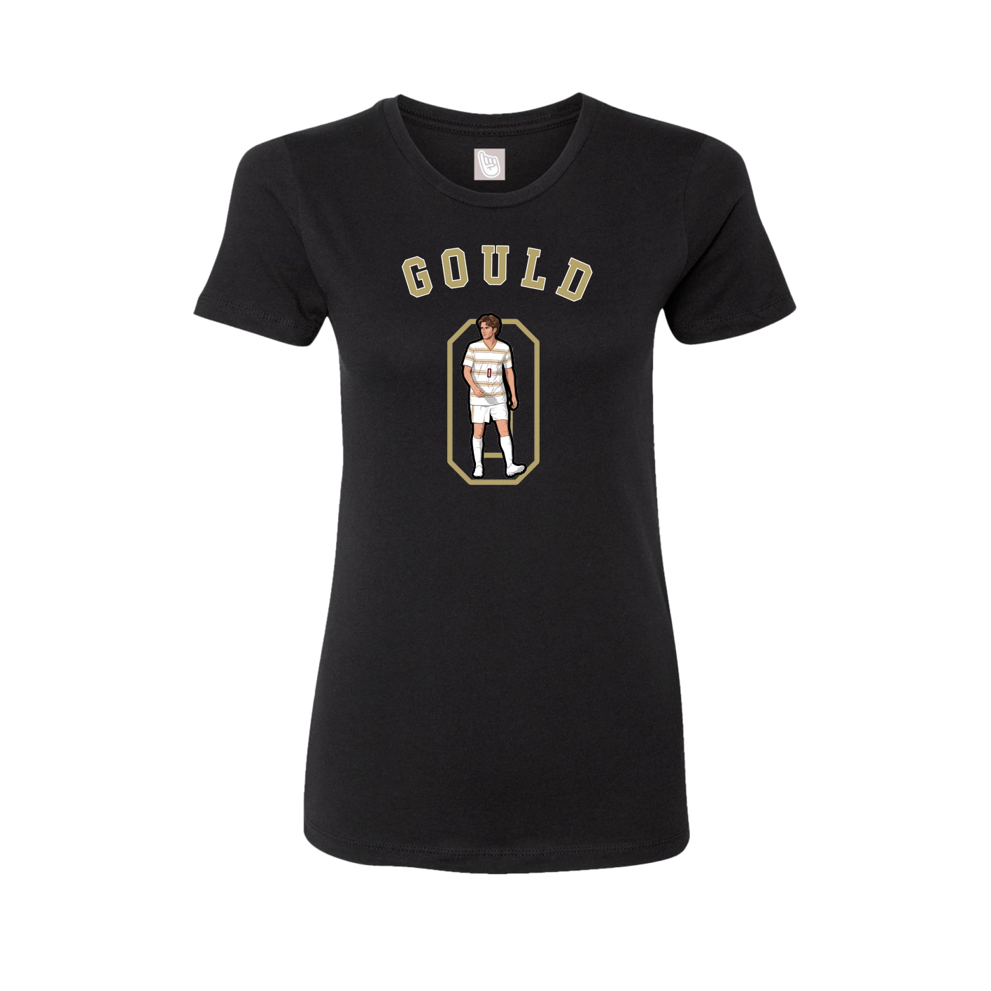 Fitted Women's Tee — Shirsey Arch in Black