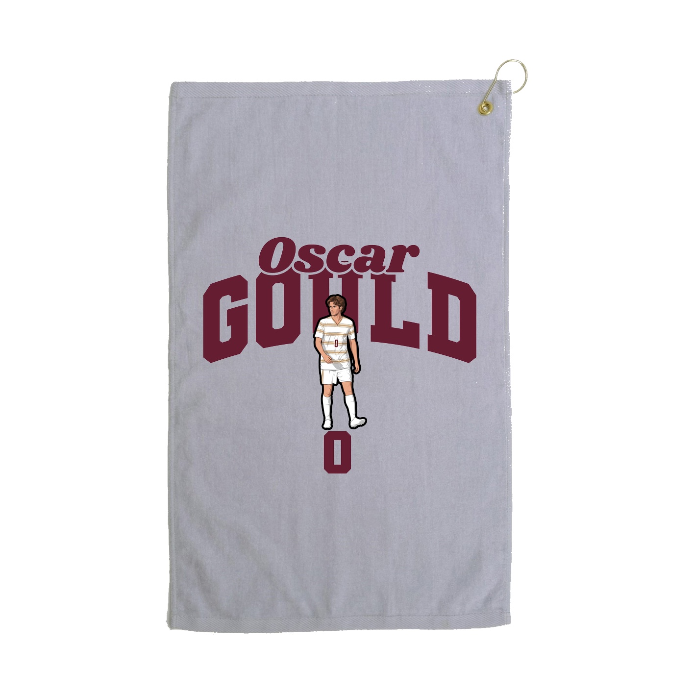 Golf Towel — Signature Arch in Grey