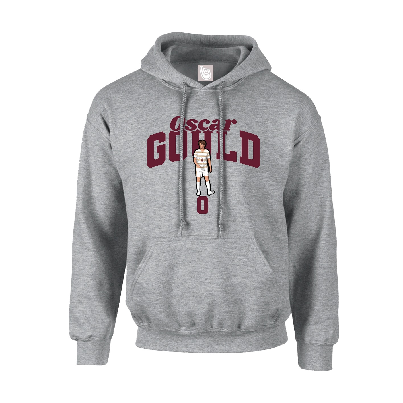 Hoodie — Signature Arch in Grey