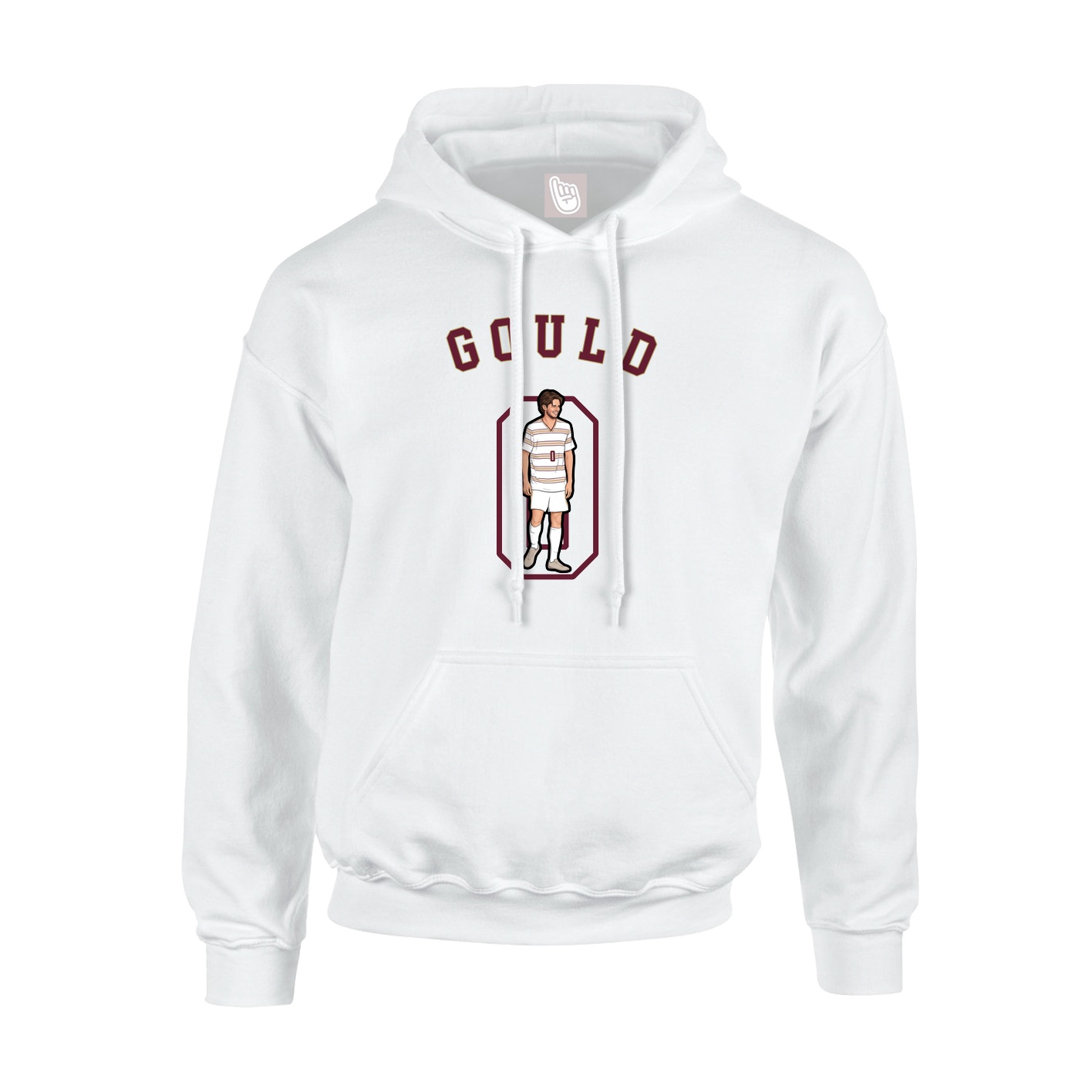 Youth Hoodie — Shirsey Arch in White