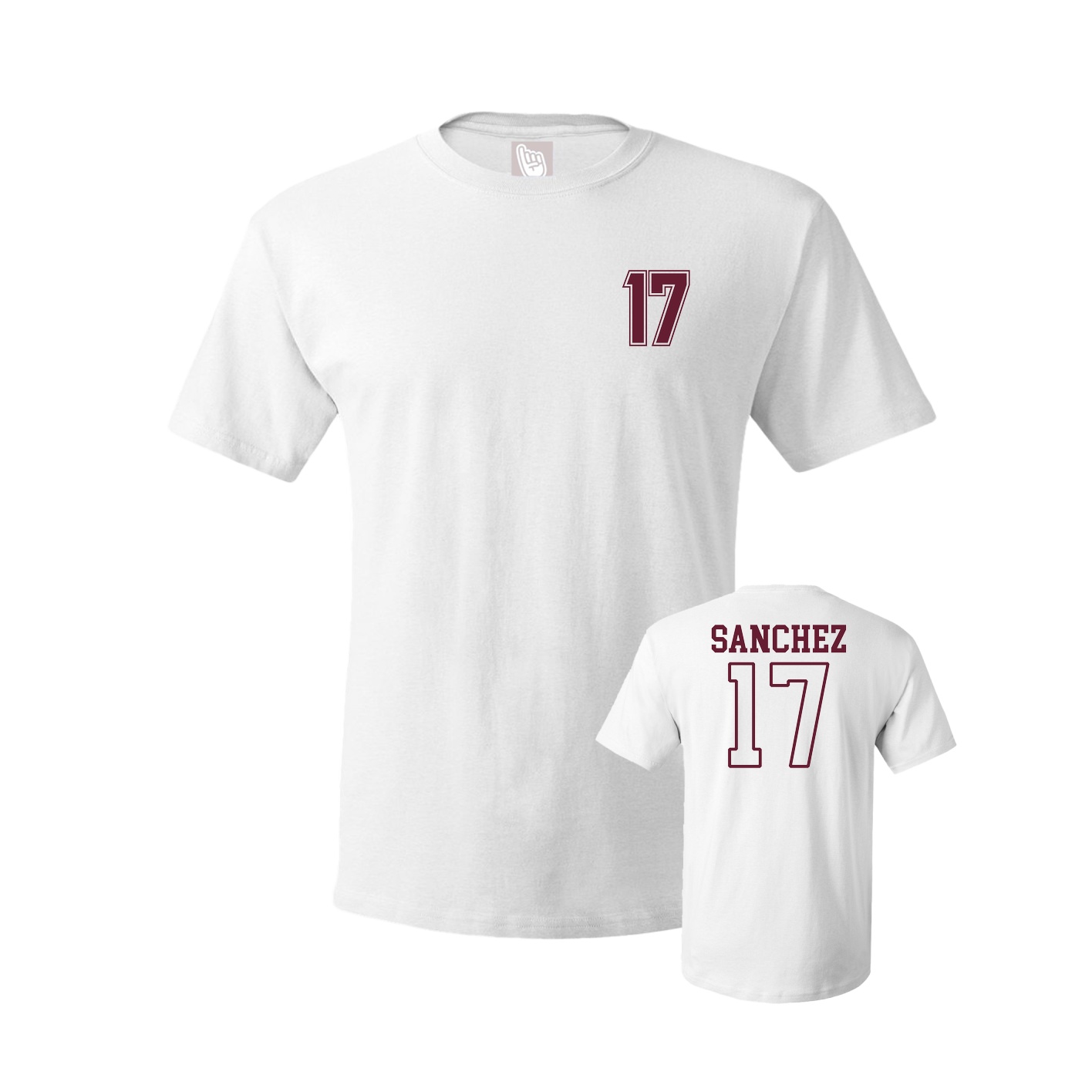 Tee — Chest Back in White