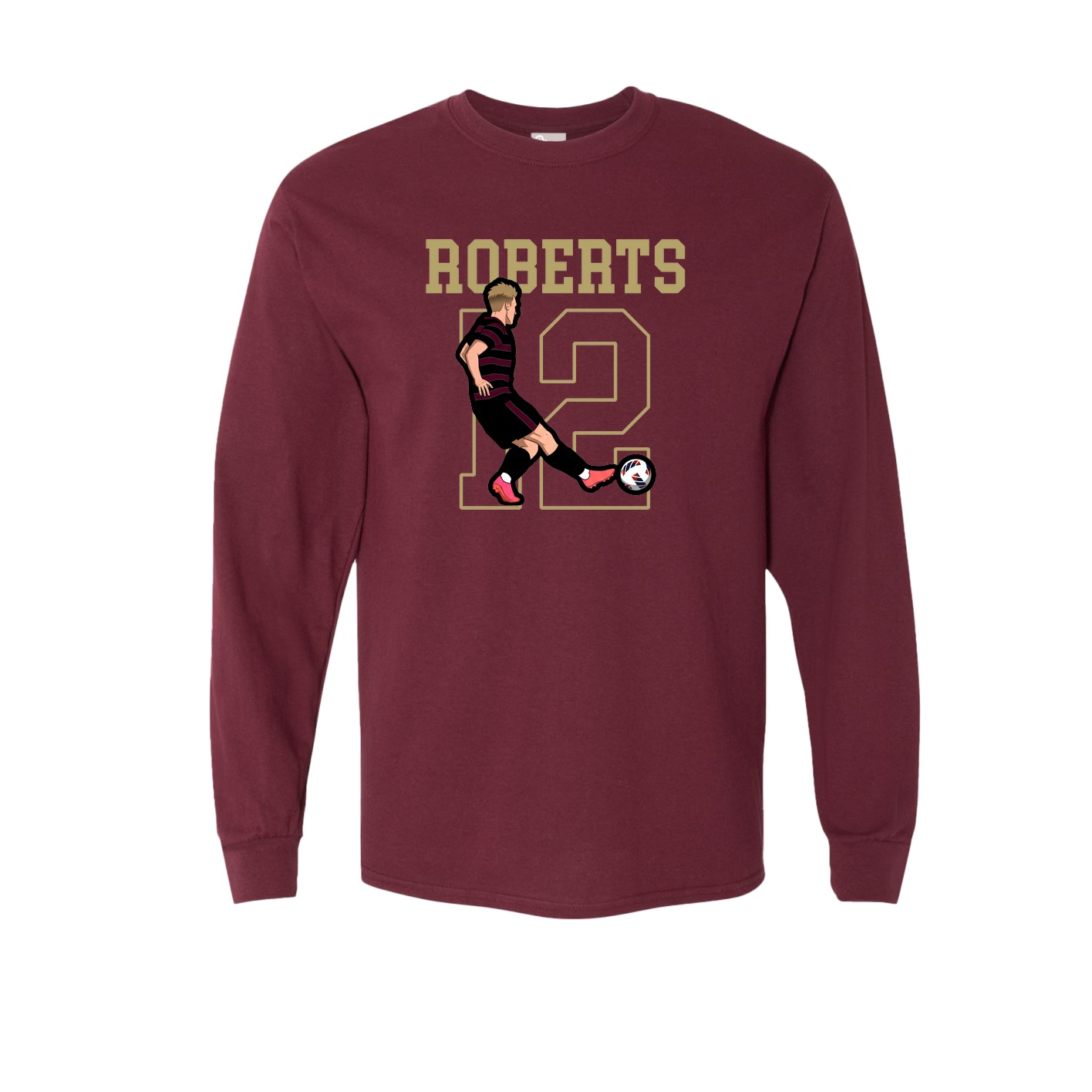 Long Sleeve Tee — Shirsey in Maroon