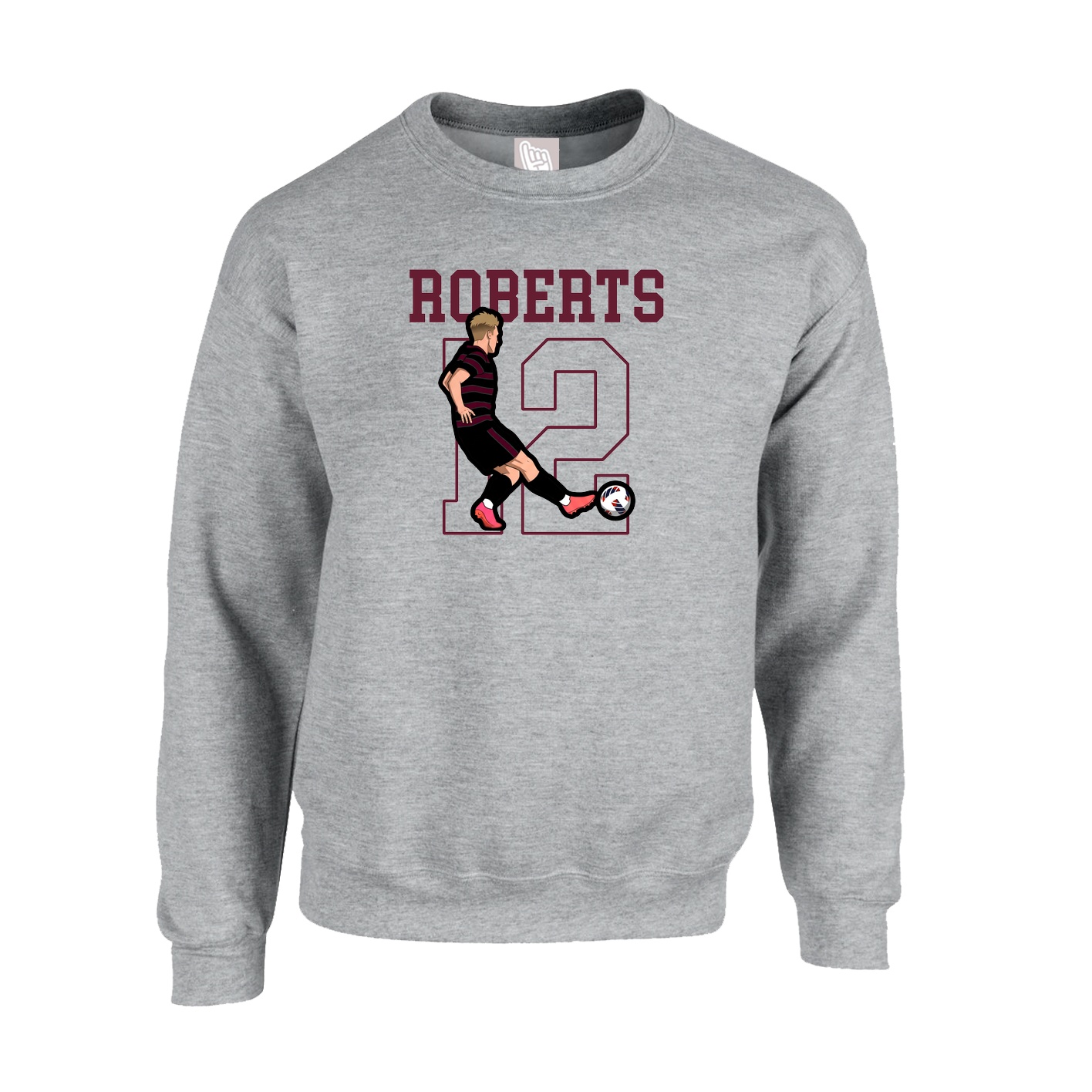 Fleece Crew — Shirsey in Grey