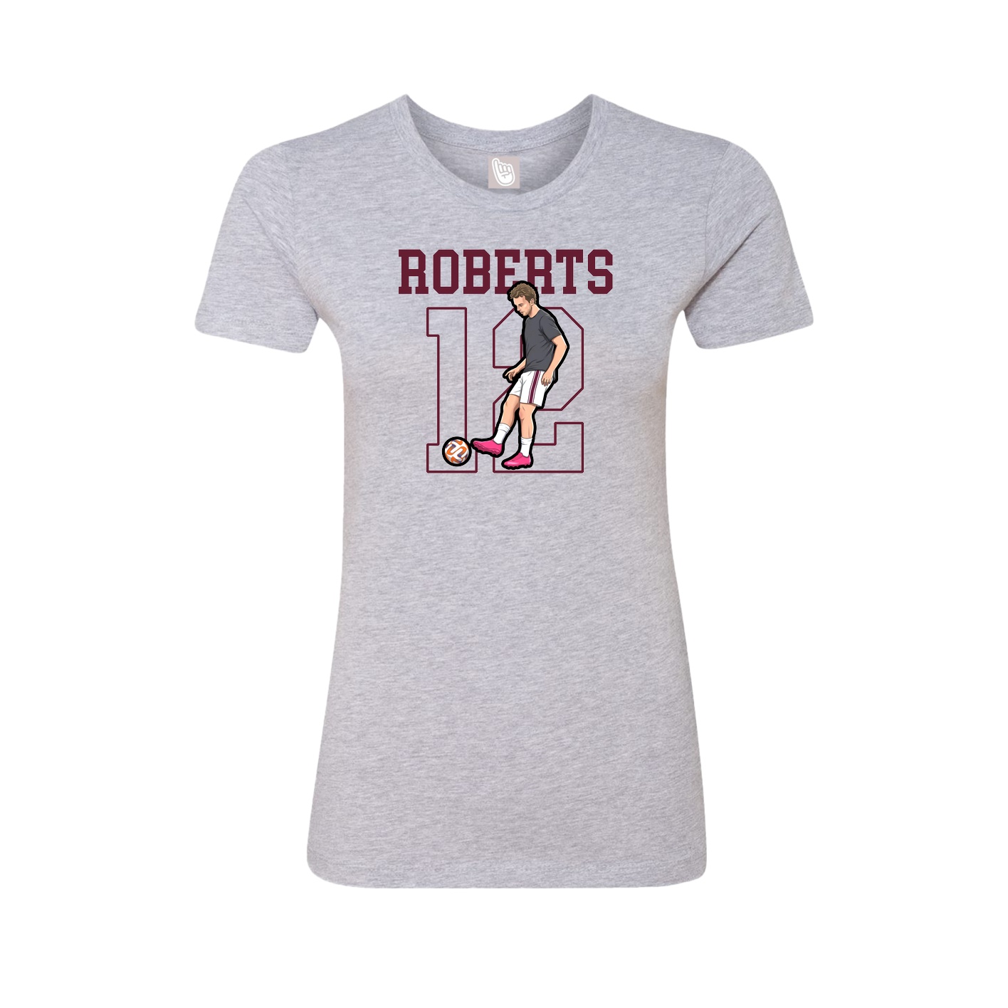 Fitted Women's Tee — Shirsey in Grey