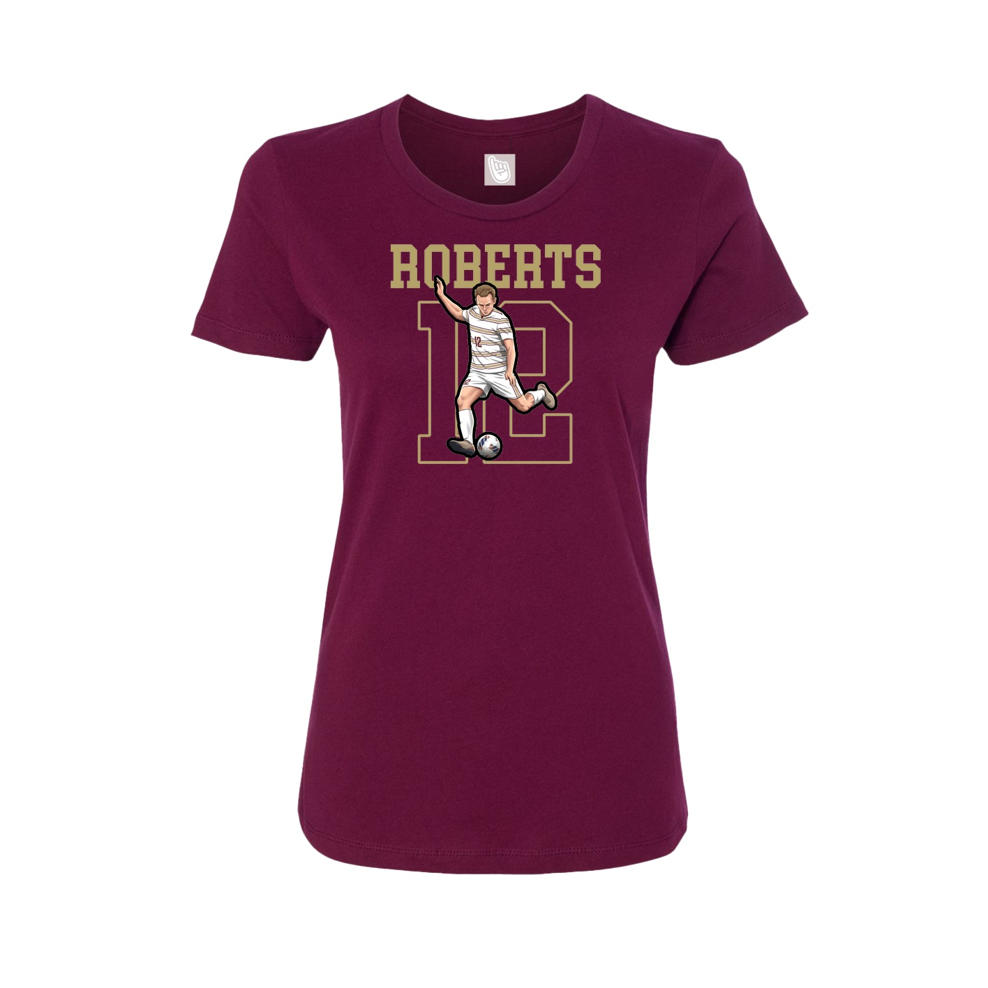 Fitted Women's Tee — Shirsey in Maroon