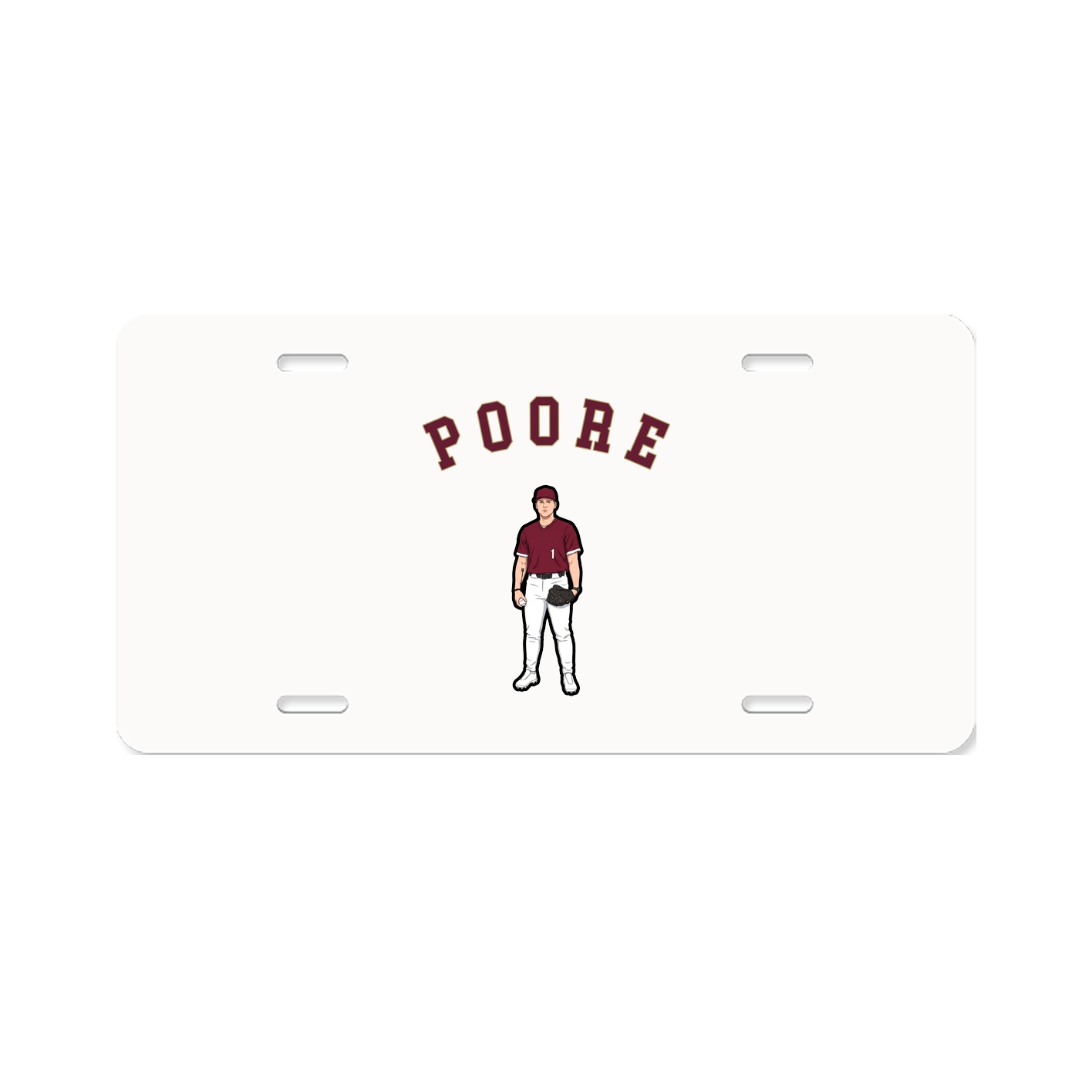 License Plate — Shirsey Arch in Classic