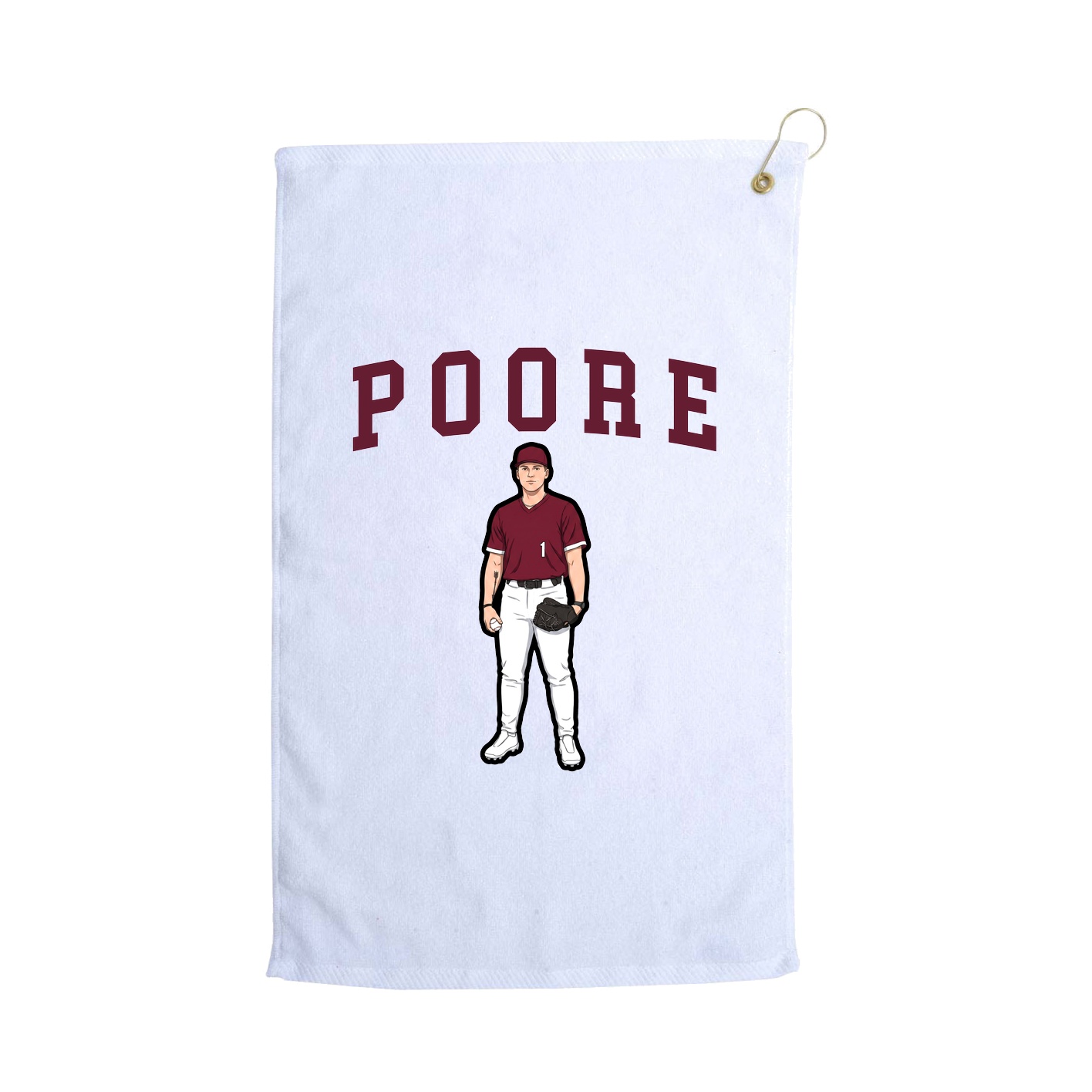 Golf Towel — Shirsey in White