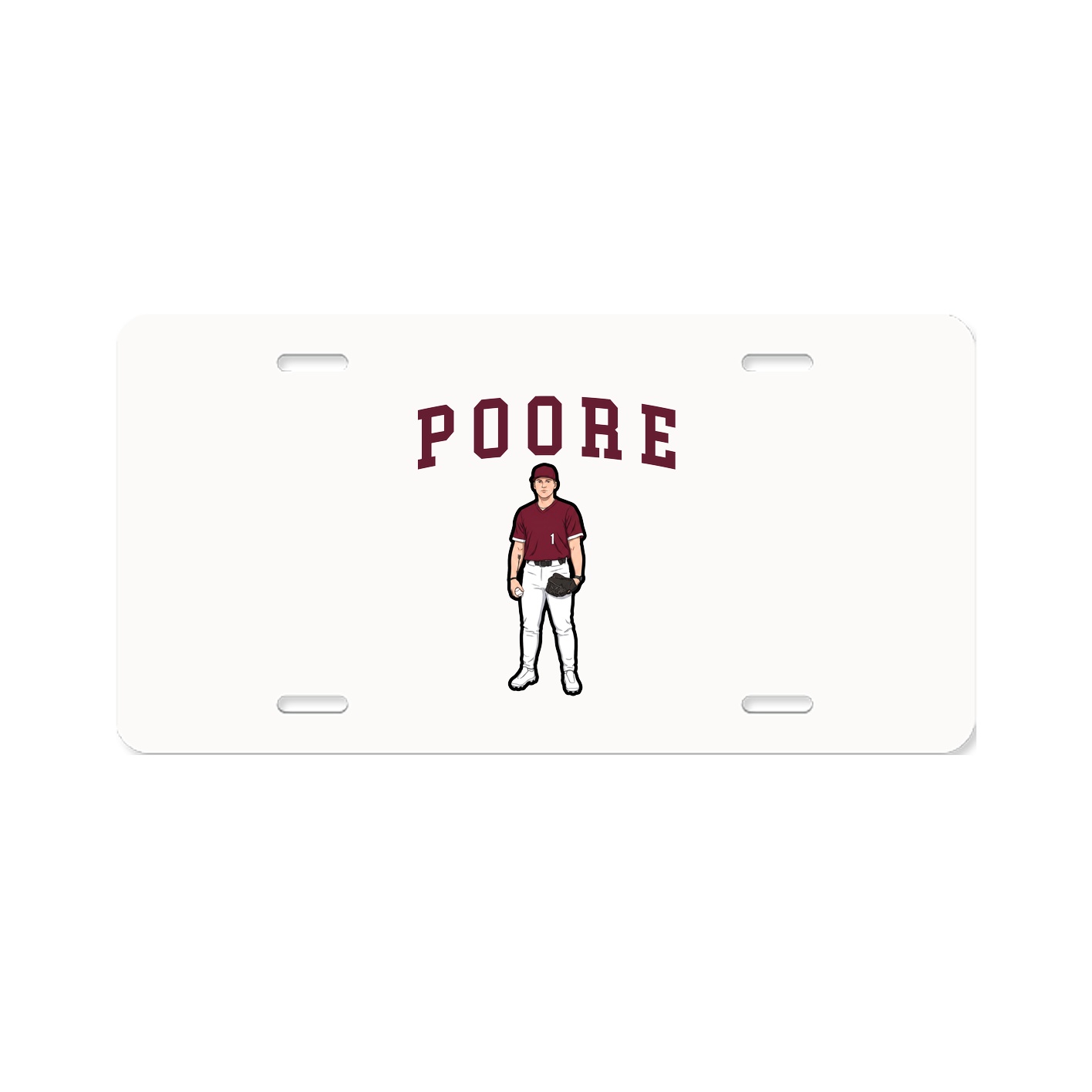 License Plate — Shirsey in Classic