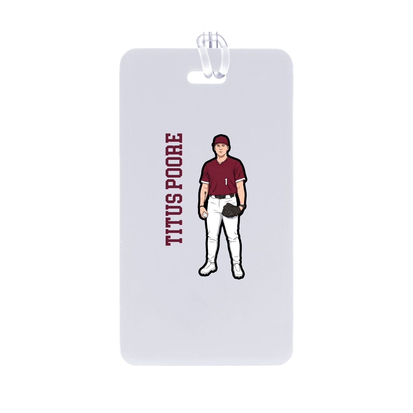 Bag Tag — Name Vertical in Classic