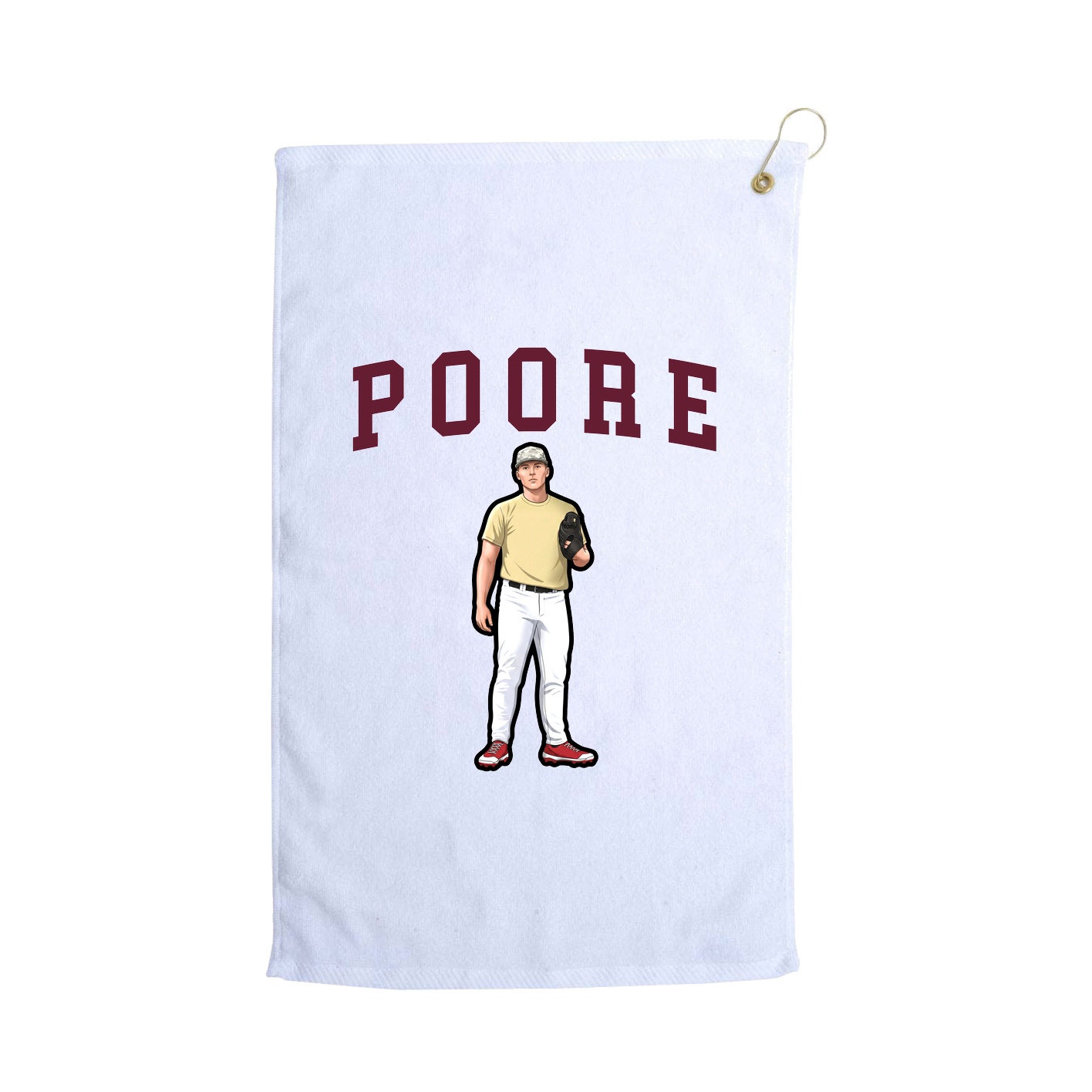 Golf Towel — Shirsey in White