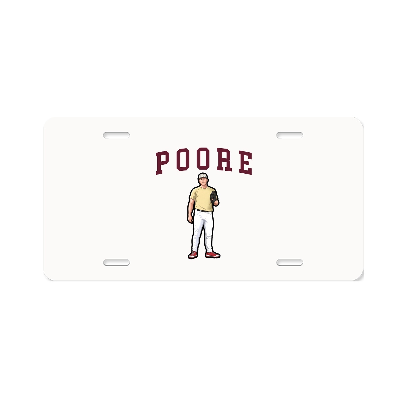 License Plate — Shirsey in Classic