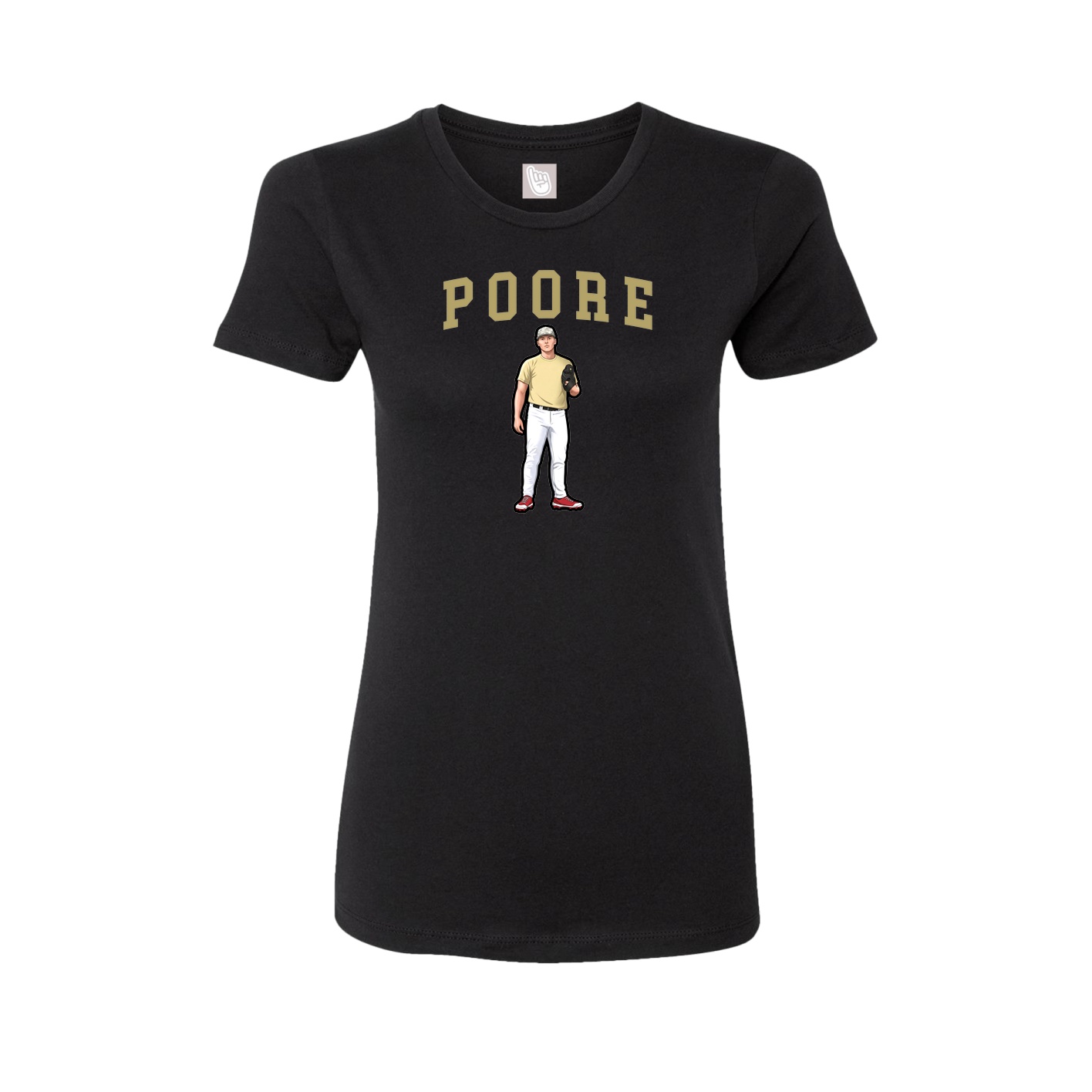 Fitted Women's Tee — Shirsey in Black