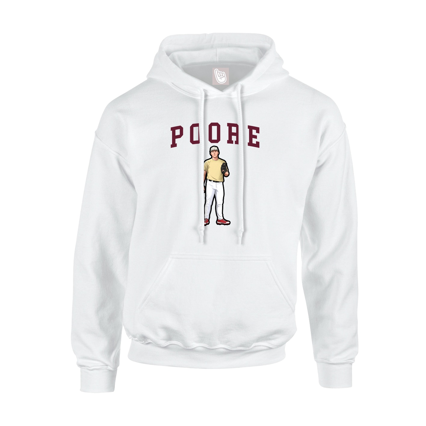 Youth Hoodie — Shirsey in White